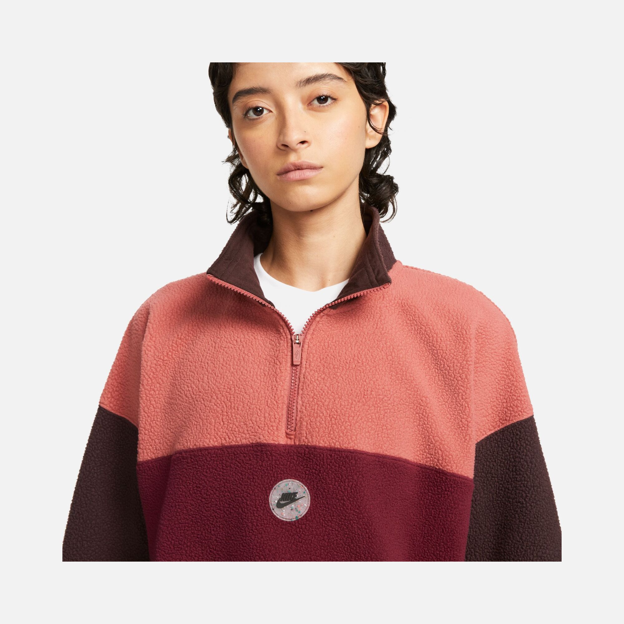 Nike Sportswear Qz Sport-Utility Fleece Turtleneck 1/2-Zip Kadın Sweatshirt