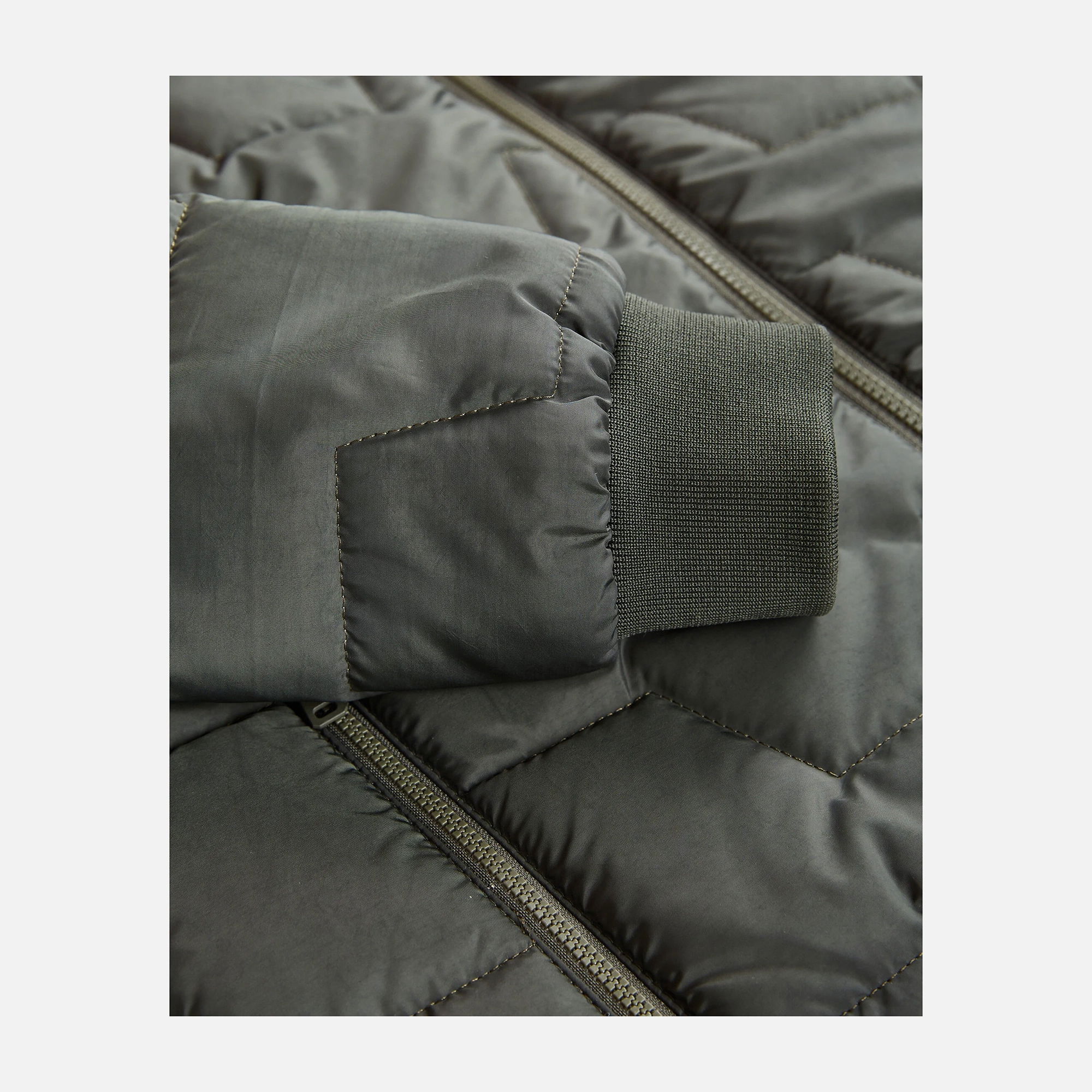 Skechers Outerwear Padded Full-Zip Hoodie Erkek Mont