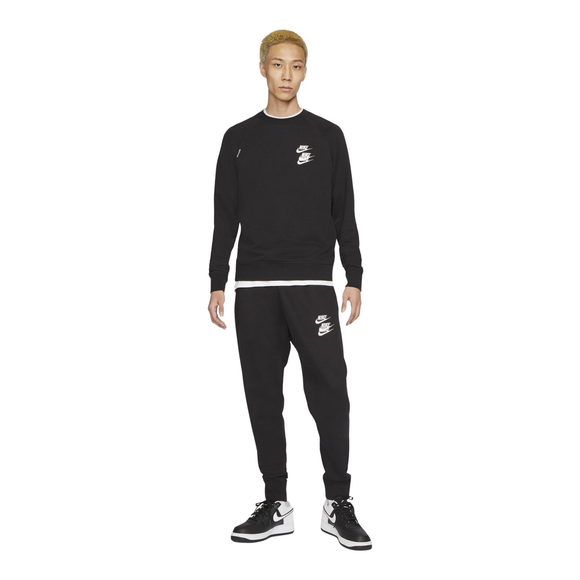 Nike Sportswear French Terry Worldtour Crew Erkek Sweatshirt