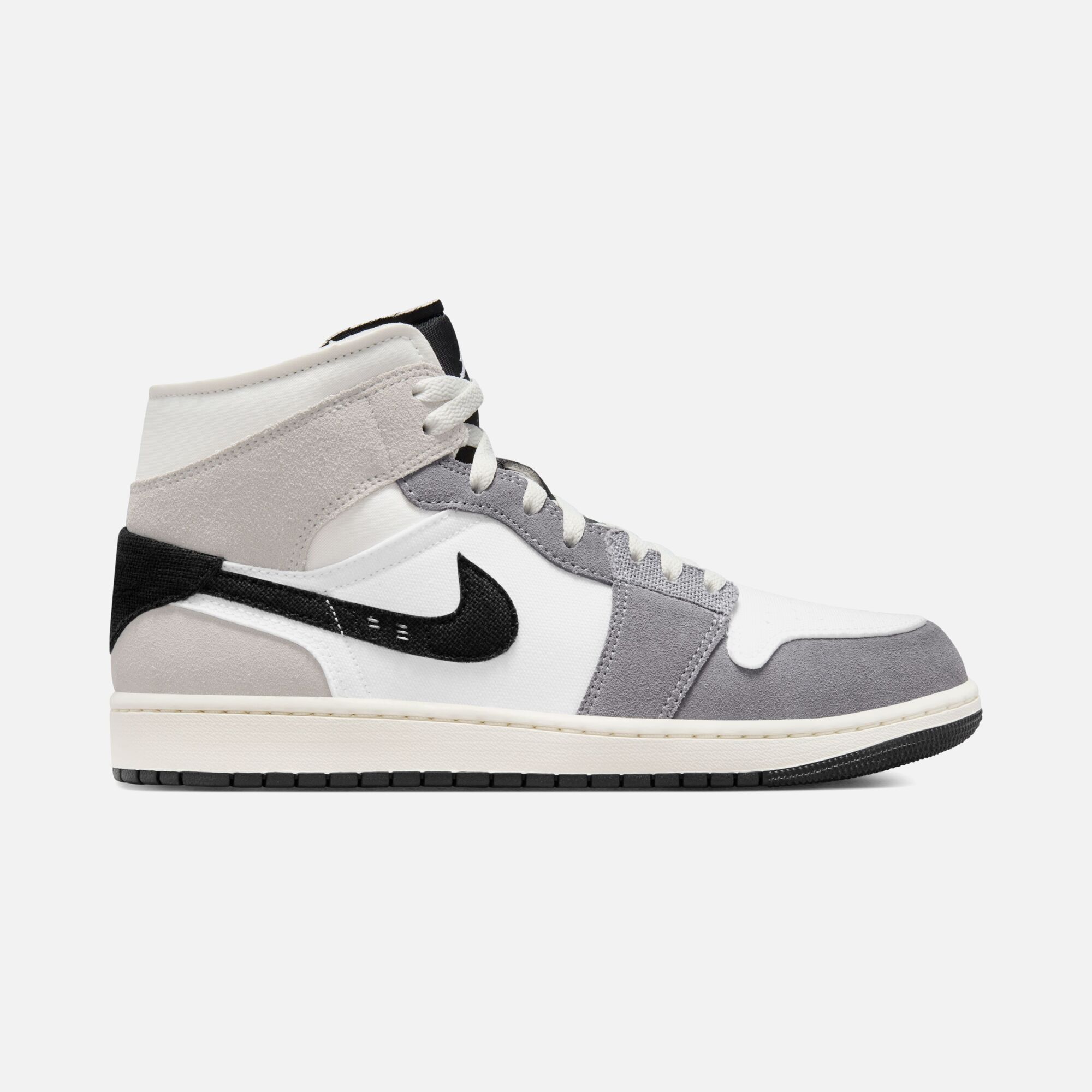 Nike Air Jordan 1 Mid SE Craft ''Canvas and Suede Upper'' Erkek Spor Ayakkabı