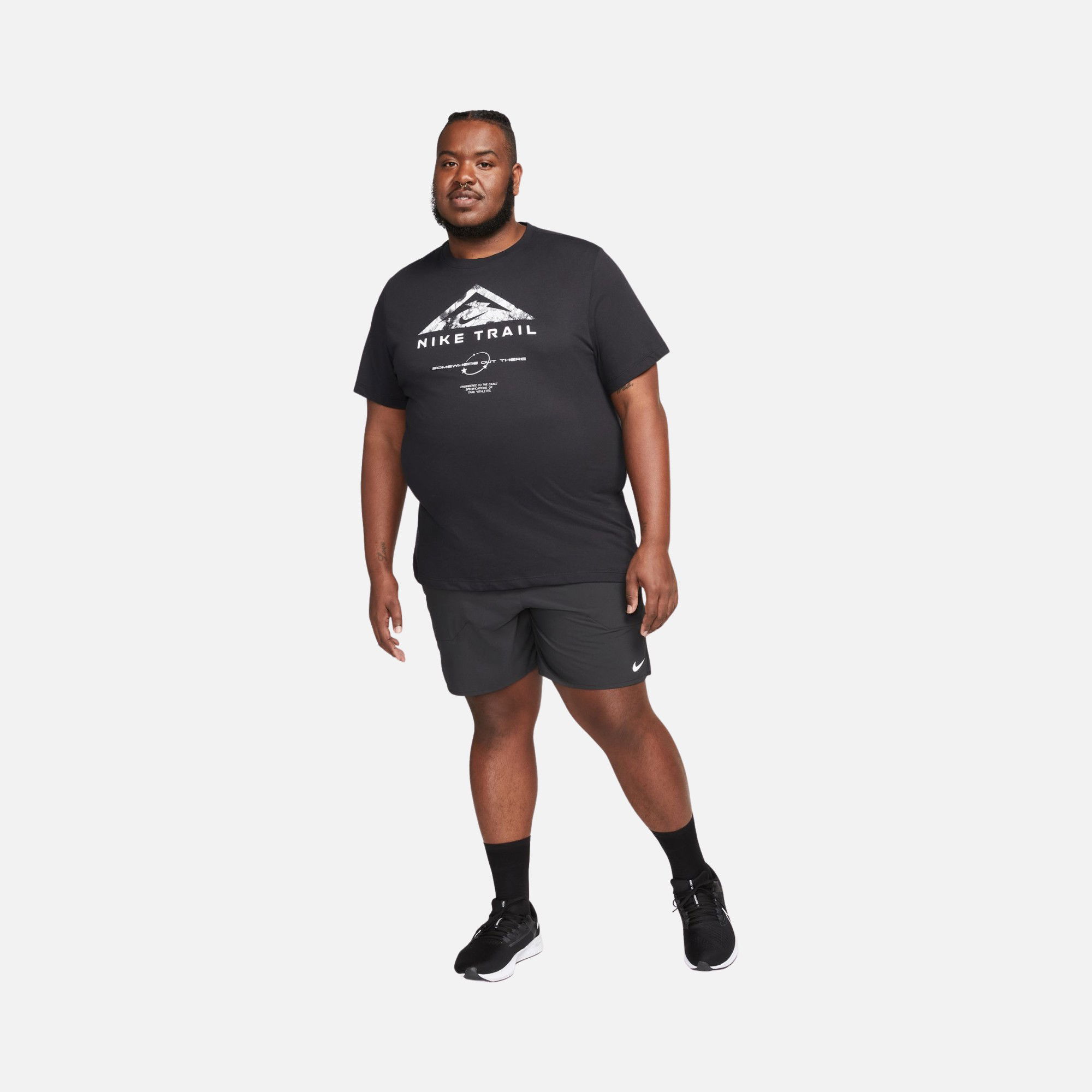 Nike Dri-Fit ''Some Where out There'' Run Trail Short-Sleeve Erkek Tişört