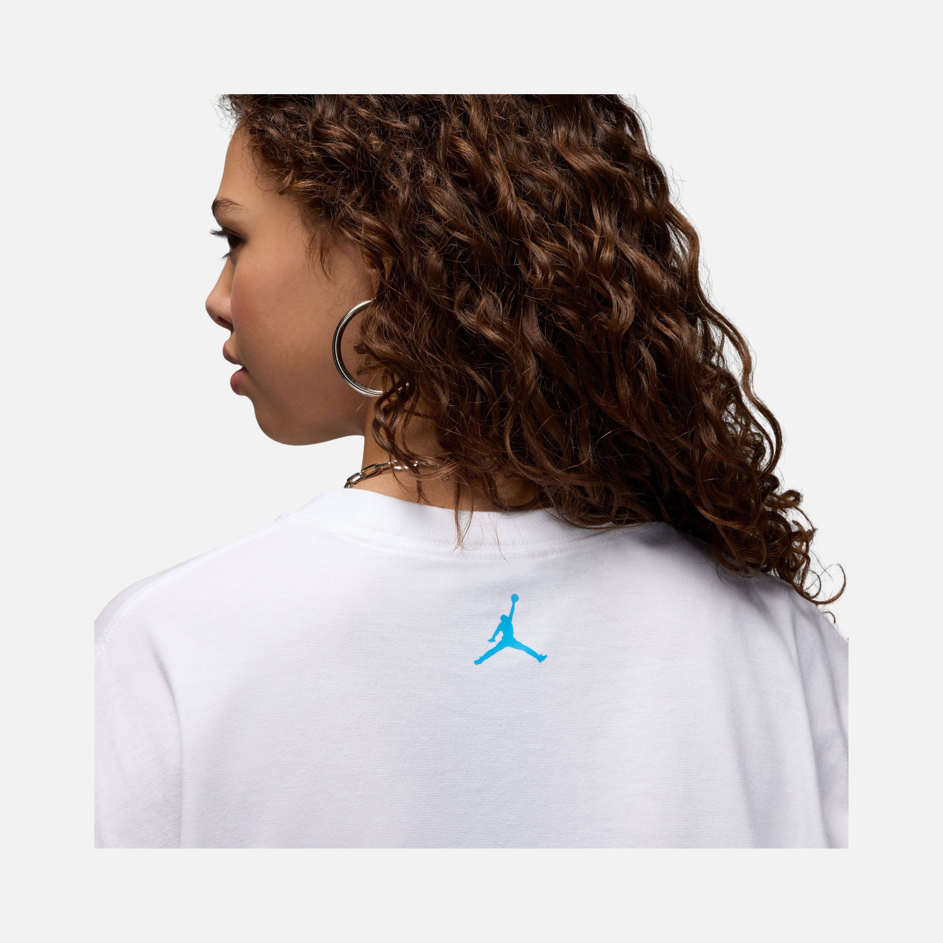Nike Jordan Brand Sneaker Graphic Oversized Short-Sleeve Kadın Tişört