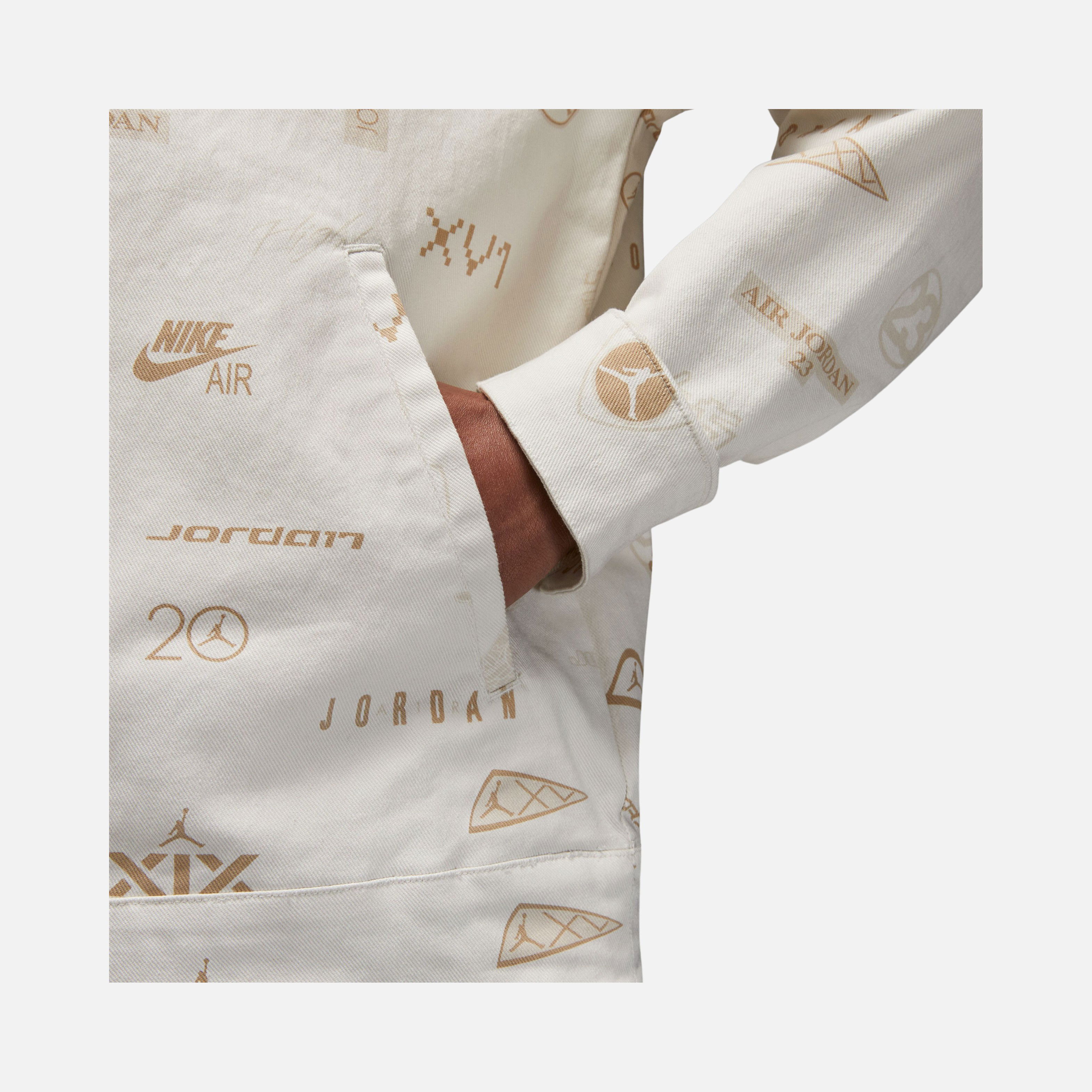 Nike Jordan Flight Heritage Ribbed Full-Zip Erkek Ceket