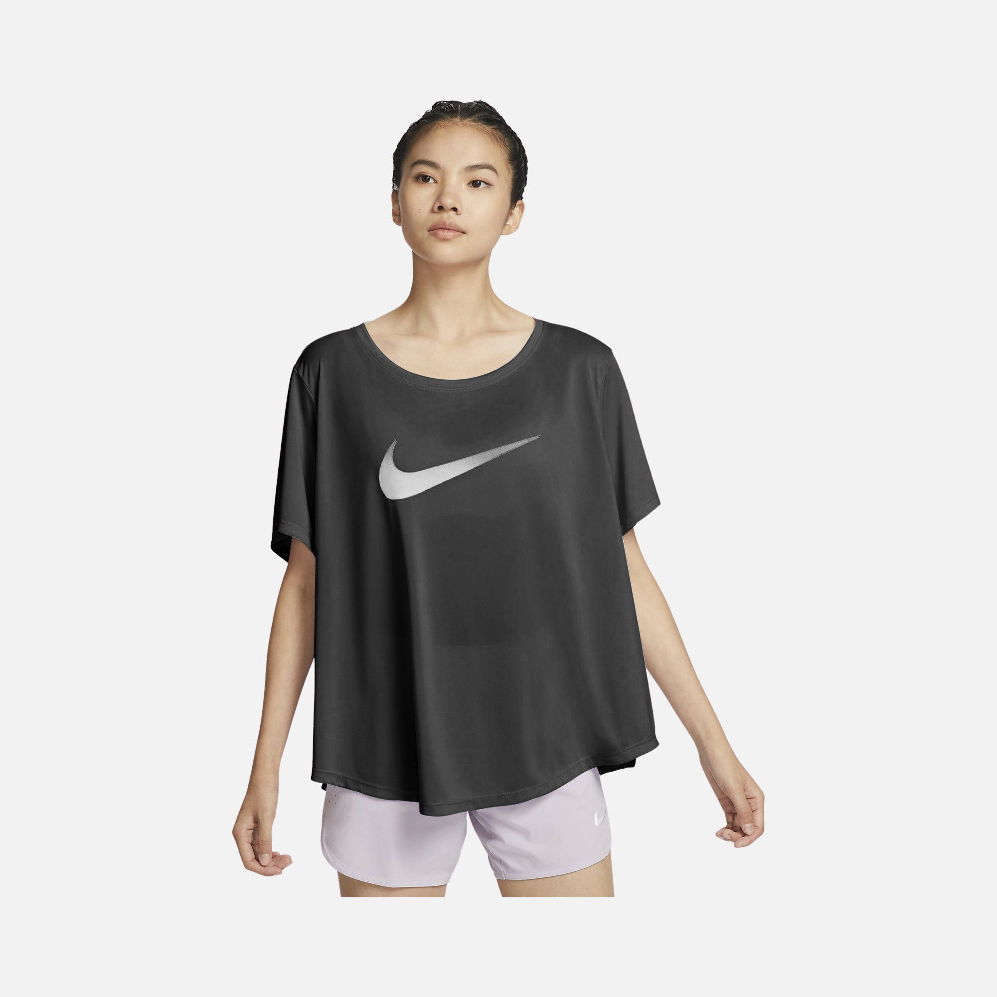 Nike Dri-Fit One Running Short-Sleeve (Plus Size) Kadın Tişört