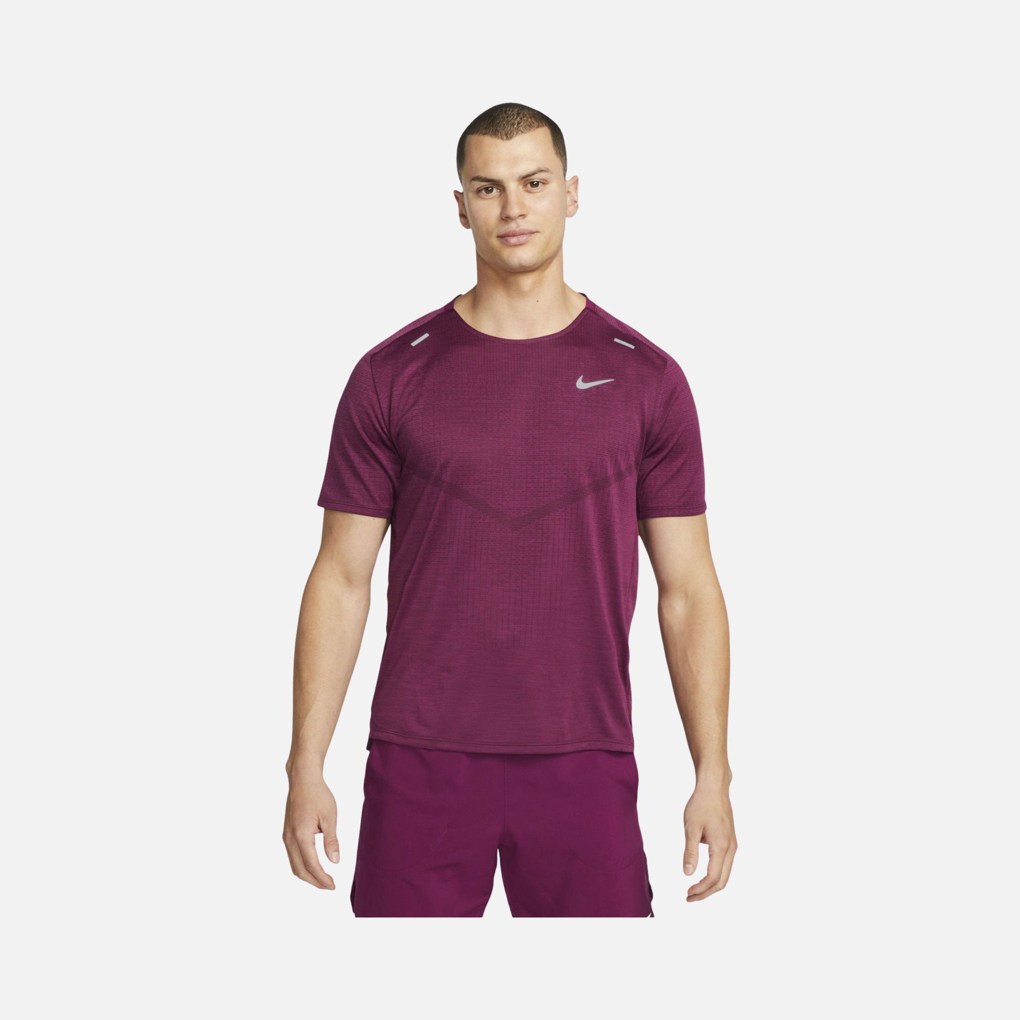 Nike Dri-Fit ADV Techknit Ultra Short-Sleeve Running Top Erkek Tişört