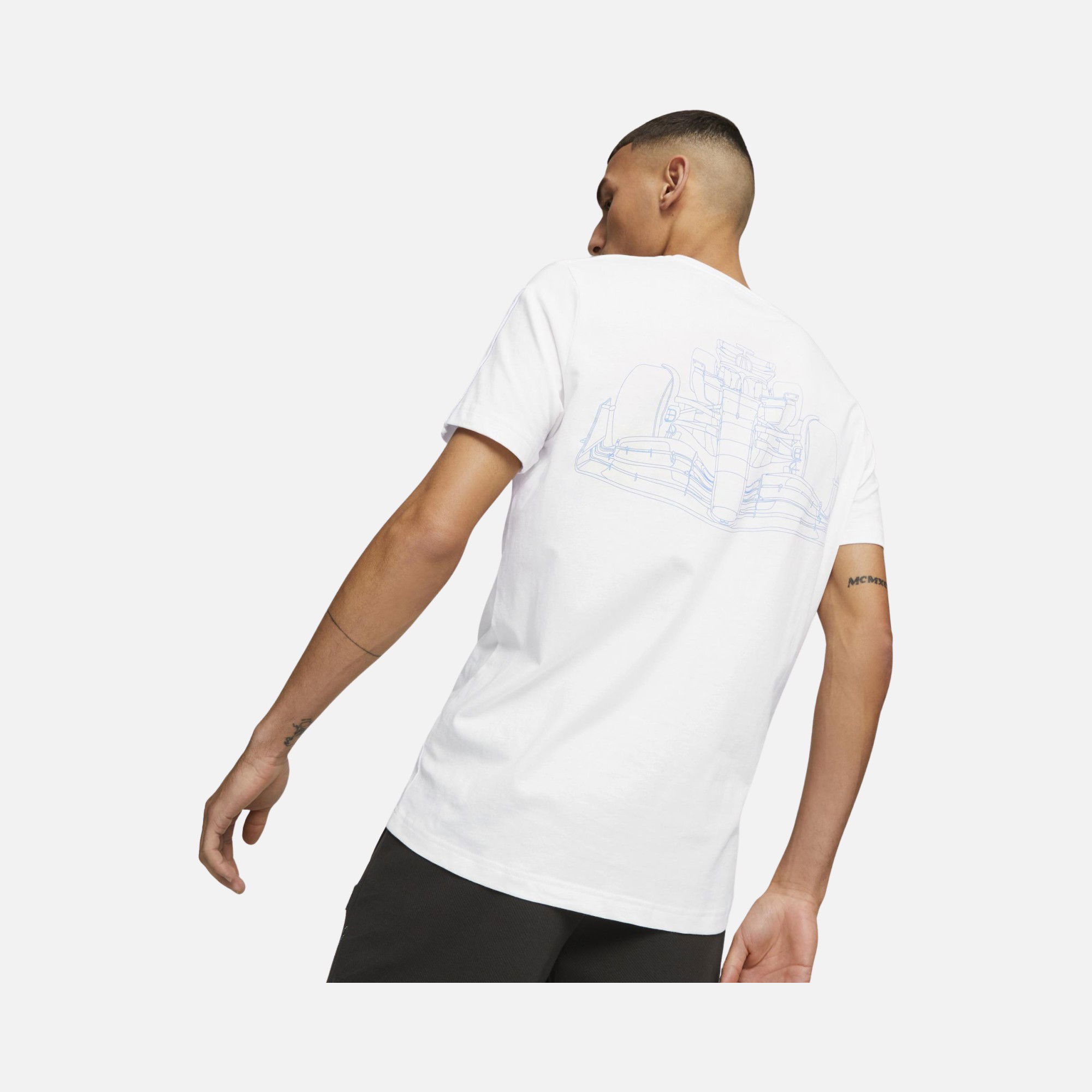 Puma Sportswear Mercedes-AMG Petronas Motorsport F1 Graphic Short-Seeve Erkek Tişört