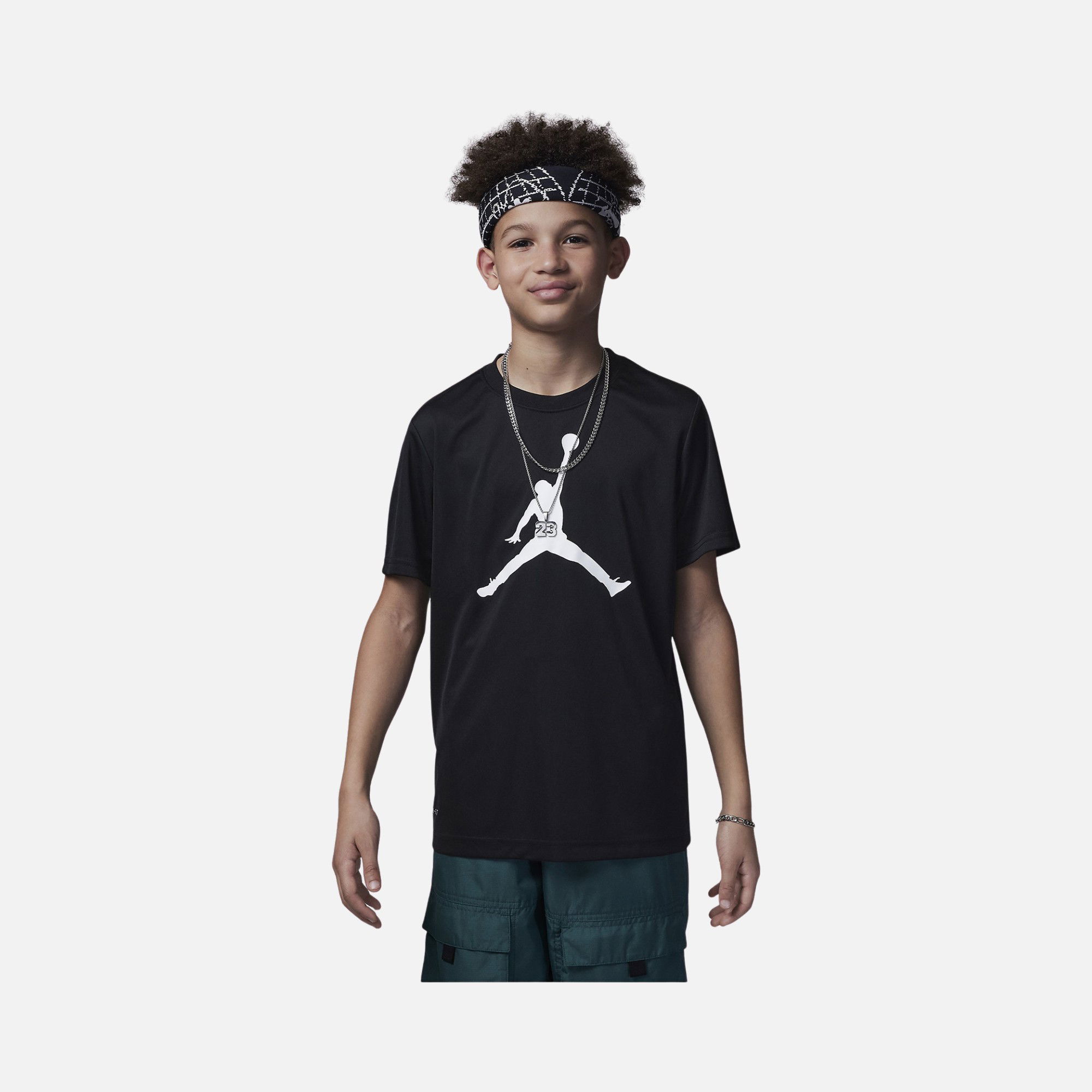Nike Dri-Fit Jordan Jumpman Logo Short-Sleeve Çocuk Tişört