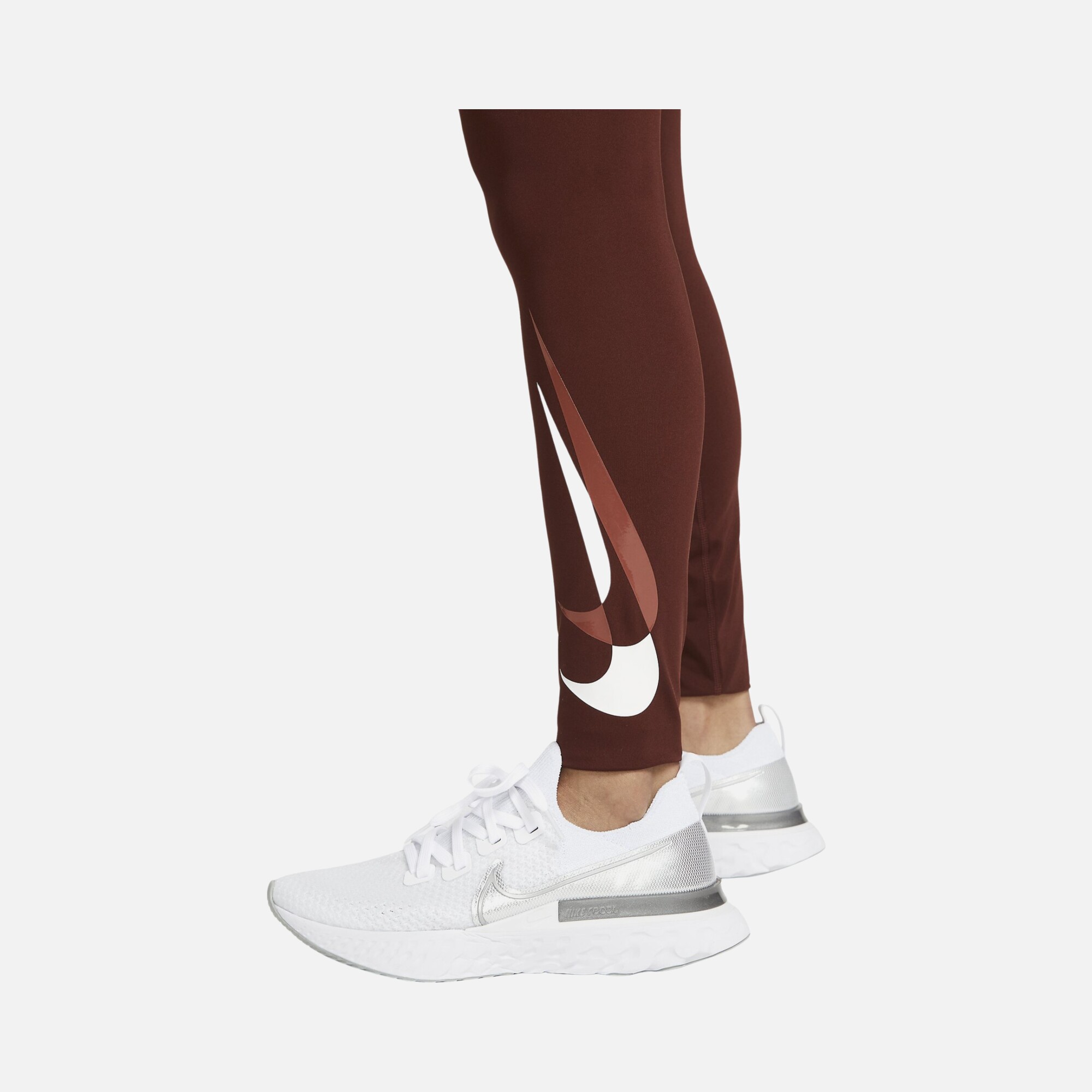 Nike Dri-Fit Swoosh Run 7/8-Length Mid-Rise Kadın Tayt