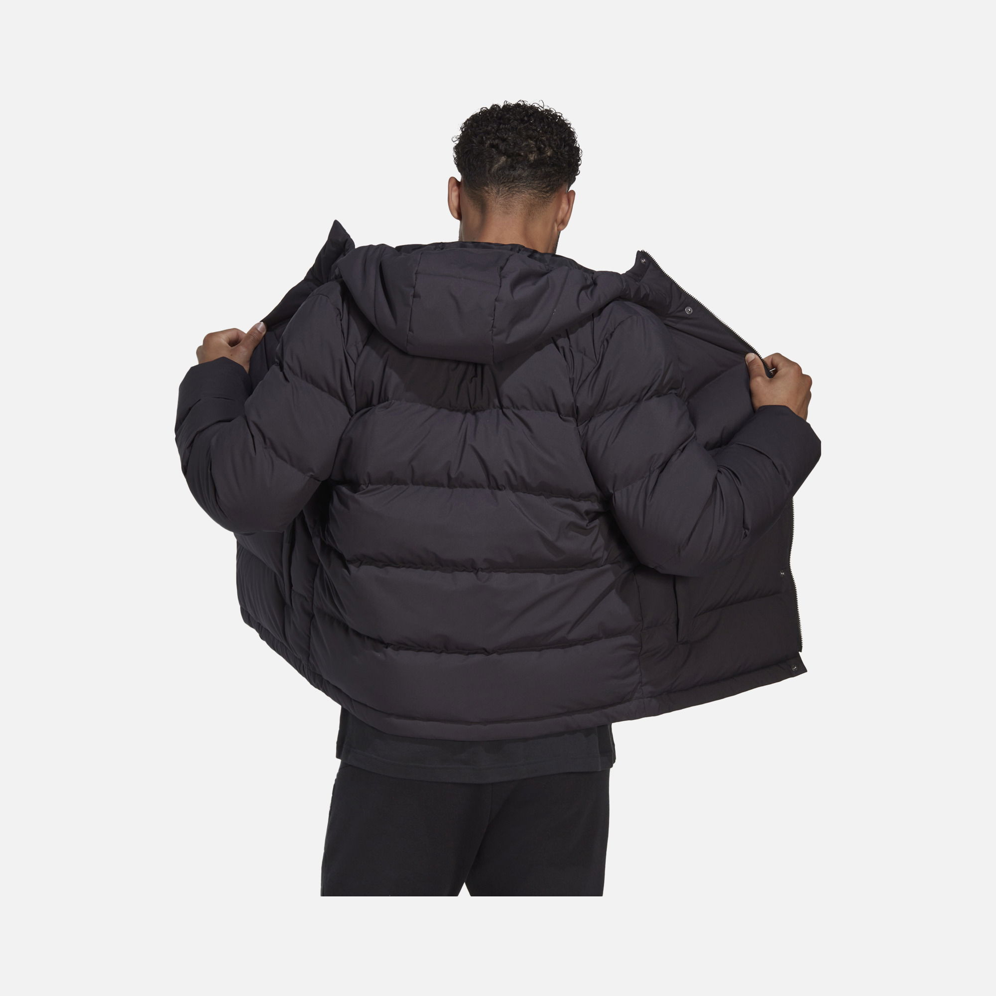 adidas Sportswear Helionic 600 Down Full-Zip Hoodie Erkek Mont