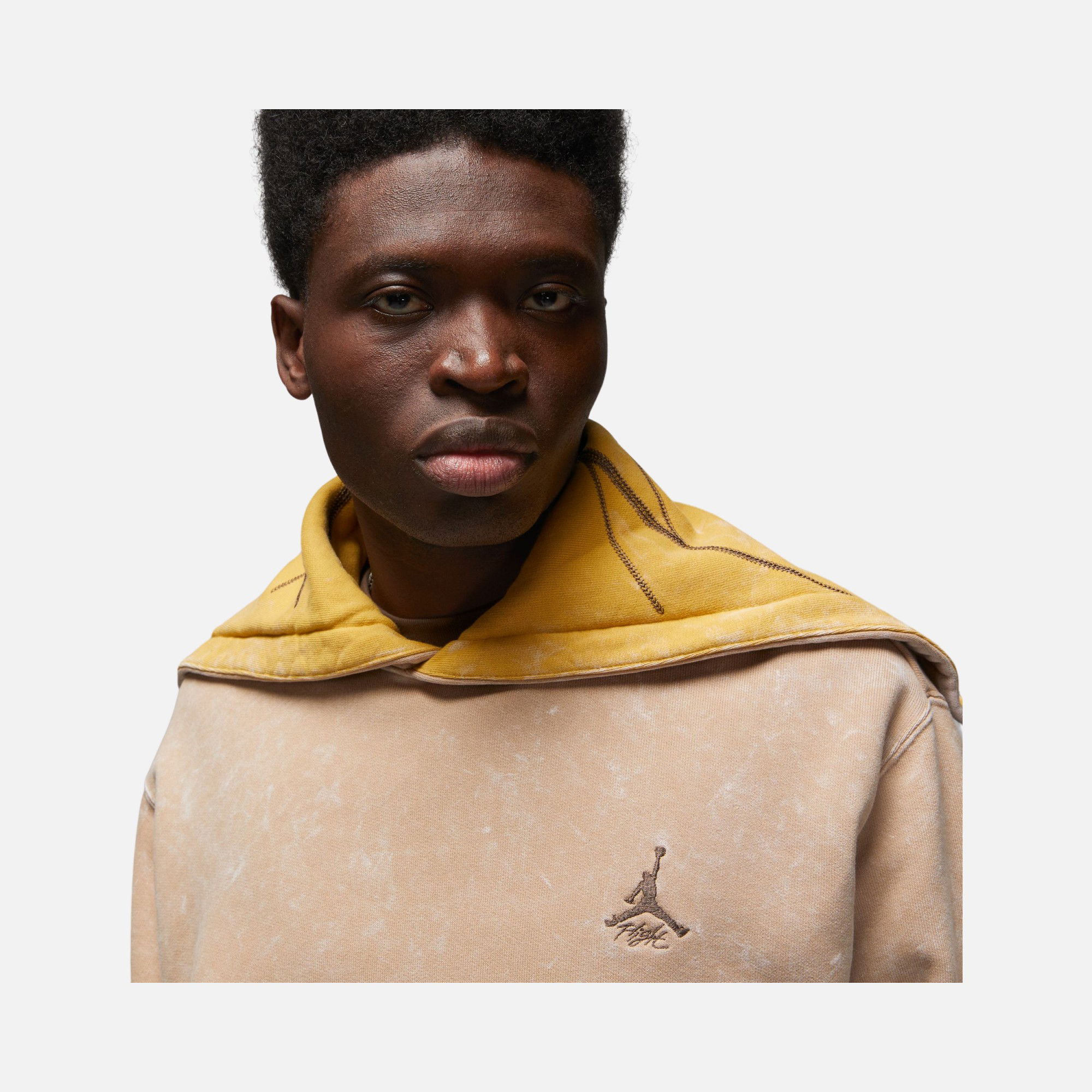 Nike Jordan Brand Flight Heritage Fleece Pullover Washed Hoodie Erkek Sweatshirt