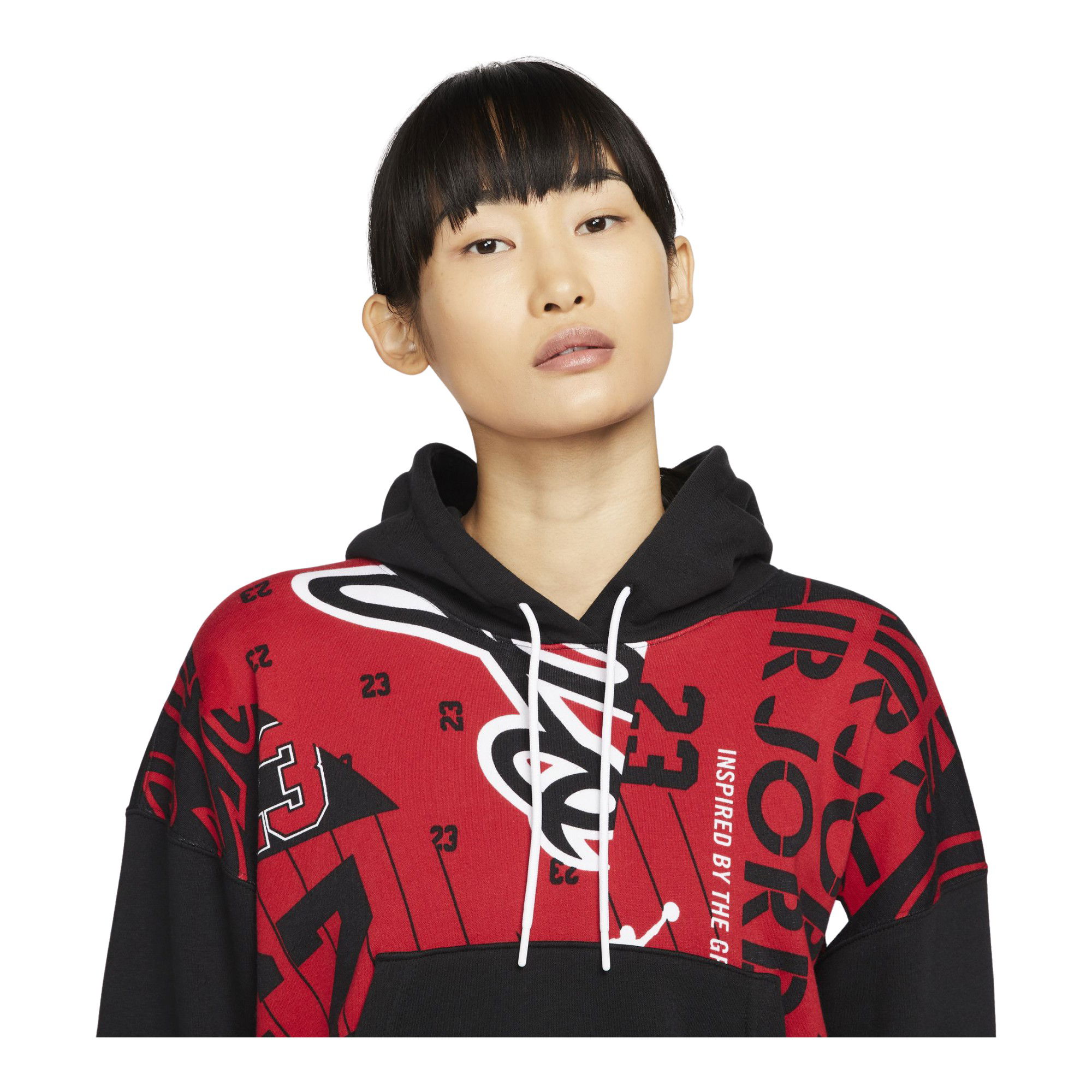 Nike Jordan Fleece All-over Printed Core Hoodie Kadın Sweatshirt