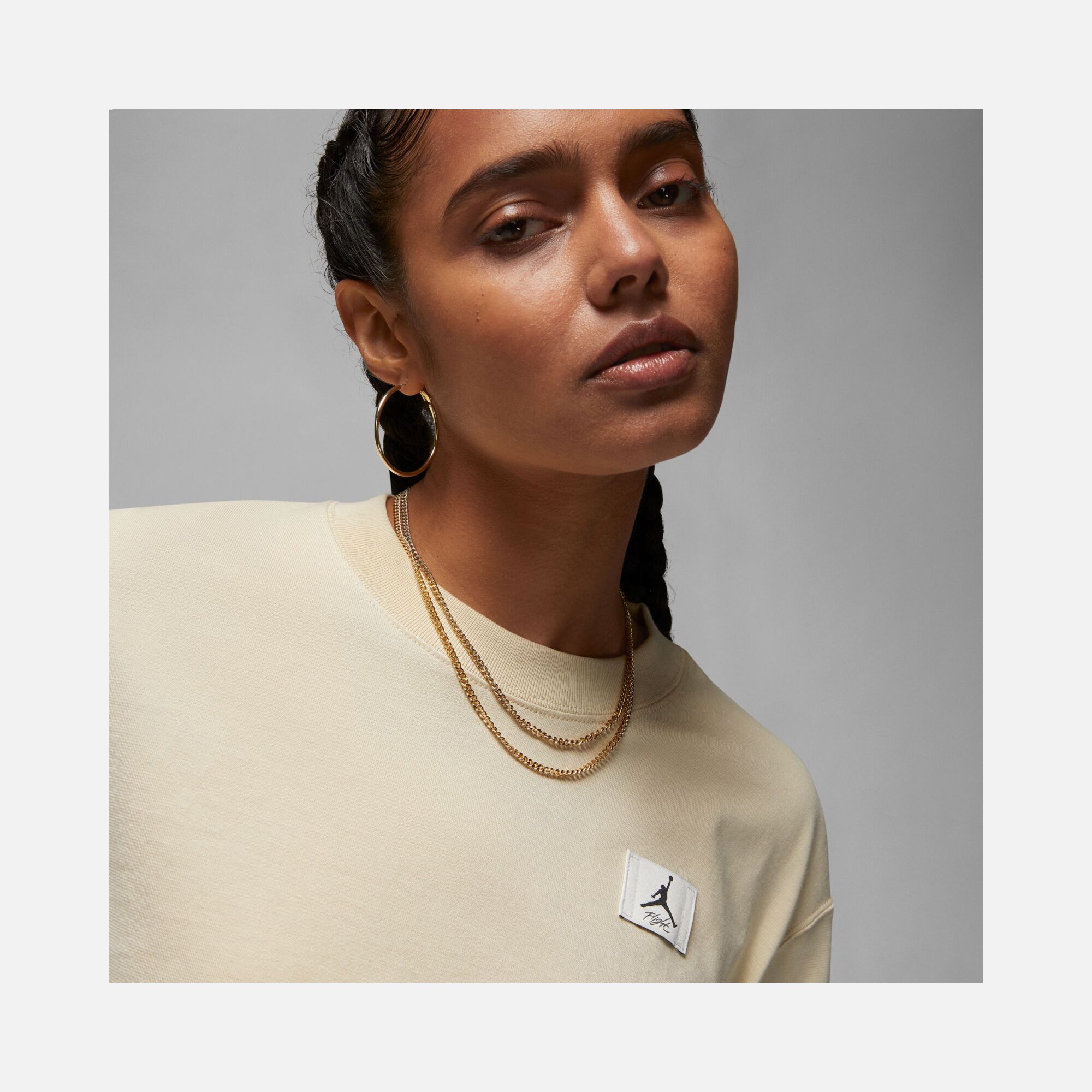 Nike Jordan Essentials Boxy 2 Crop Short-Sleeve Kadın Tişört