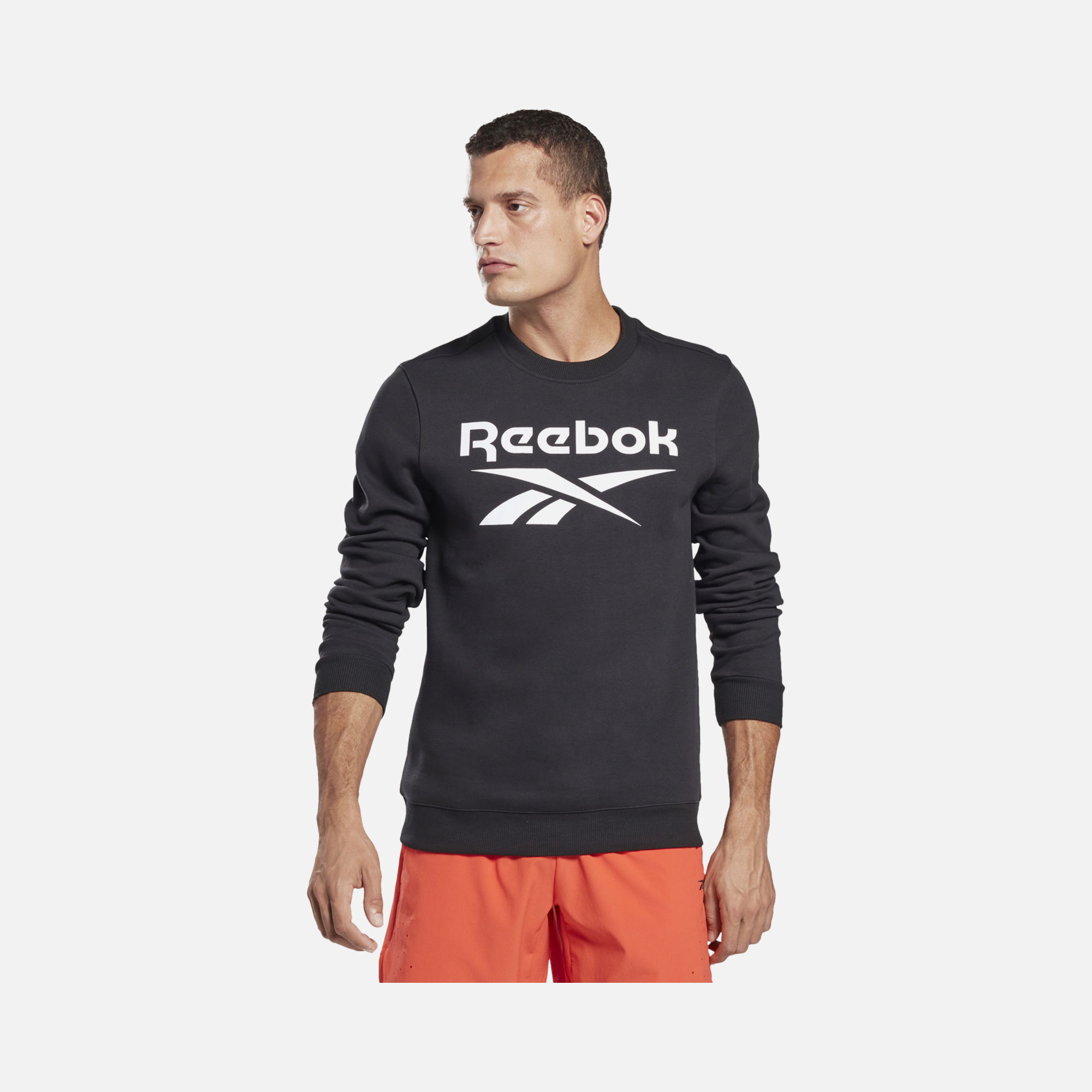 Reebok Identity Fleece Crew Erkek Sweatshirt