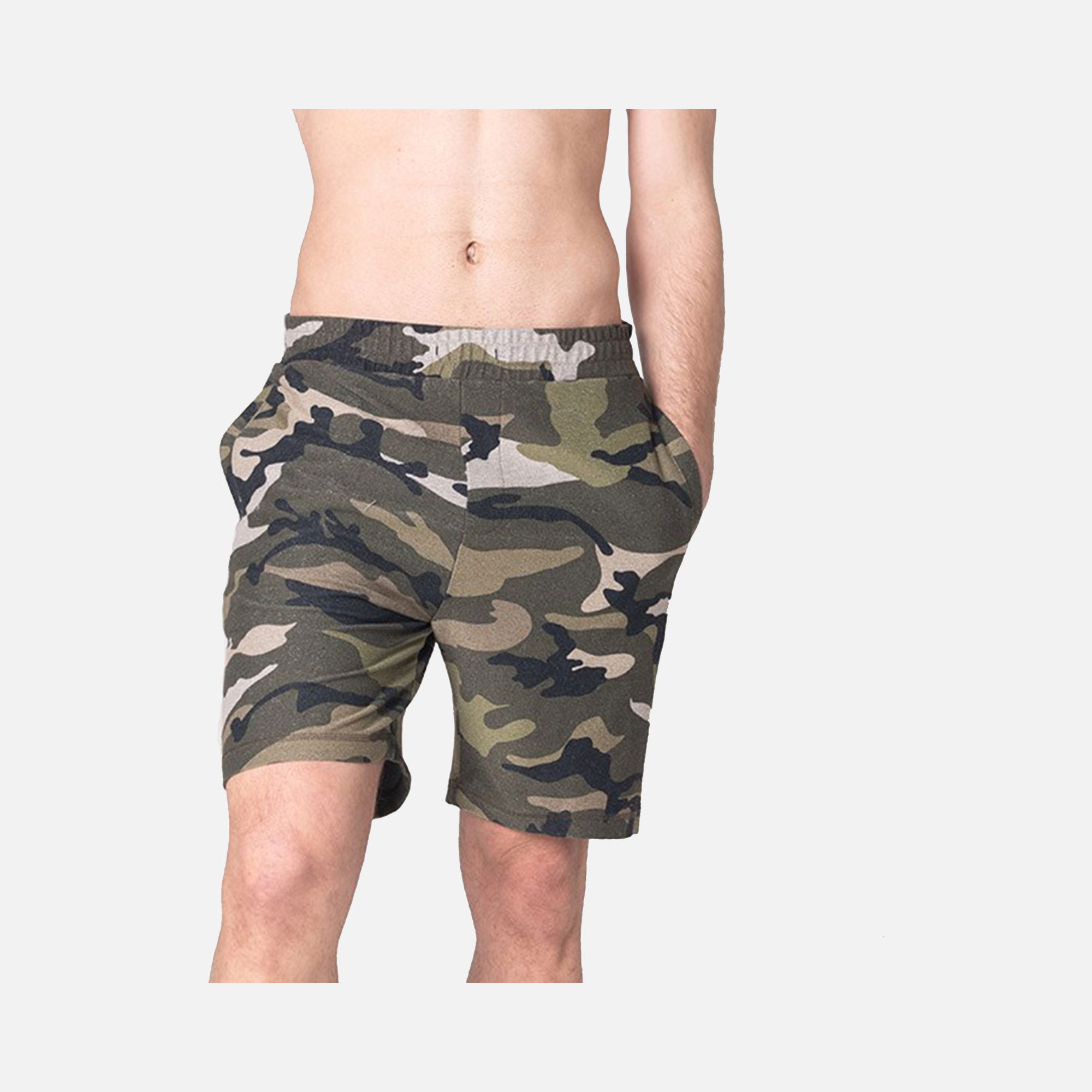 John Frank Identity Camouflage Printed Erkek Şort