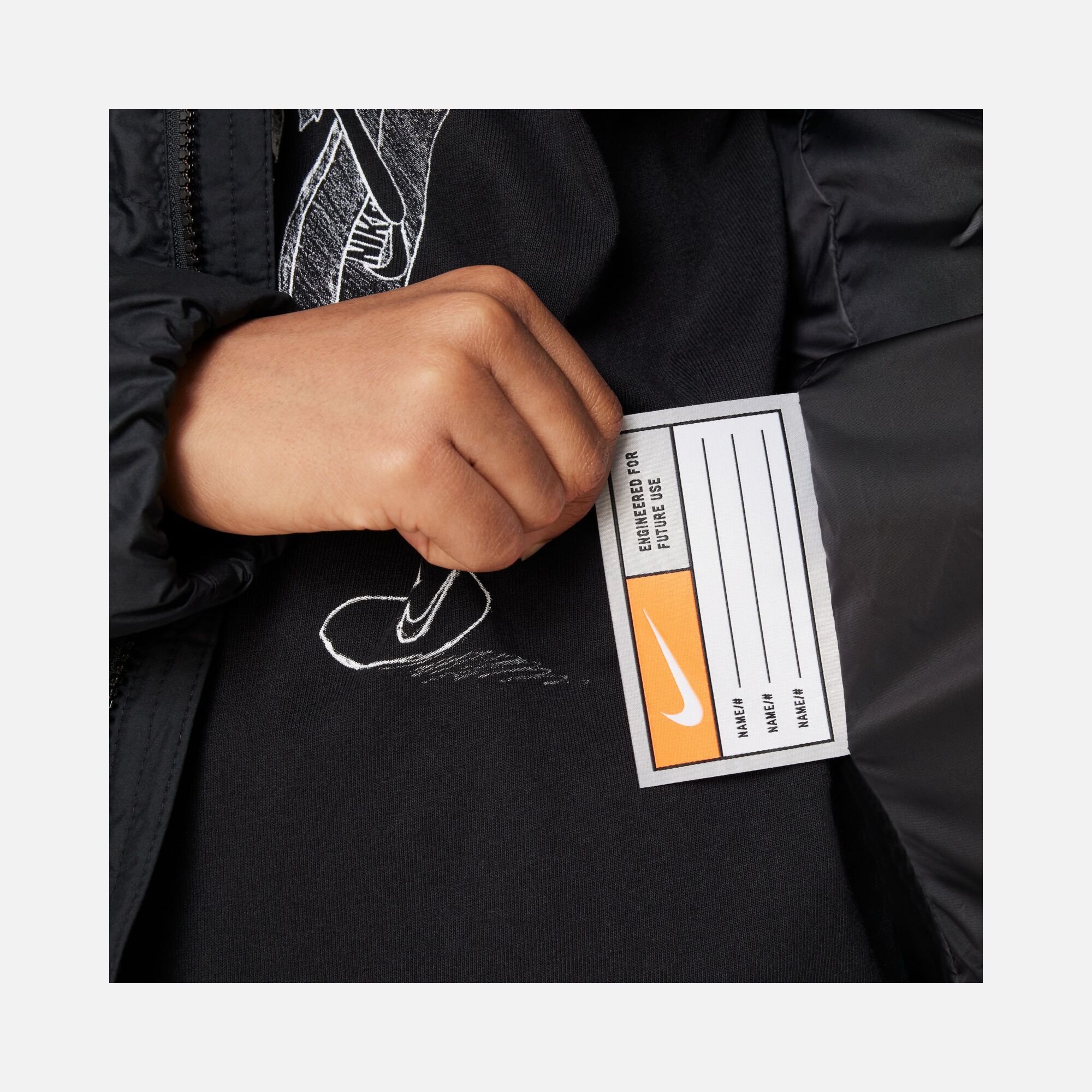 Nike Sportswear Synthetic Fill Full-Zip Hoodie Çocuk Mont