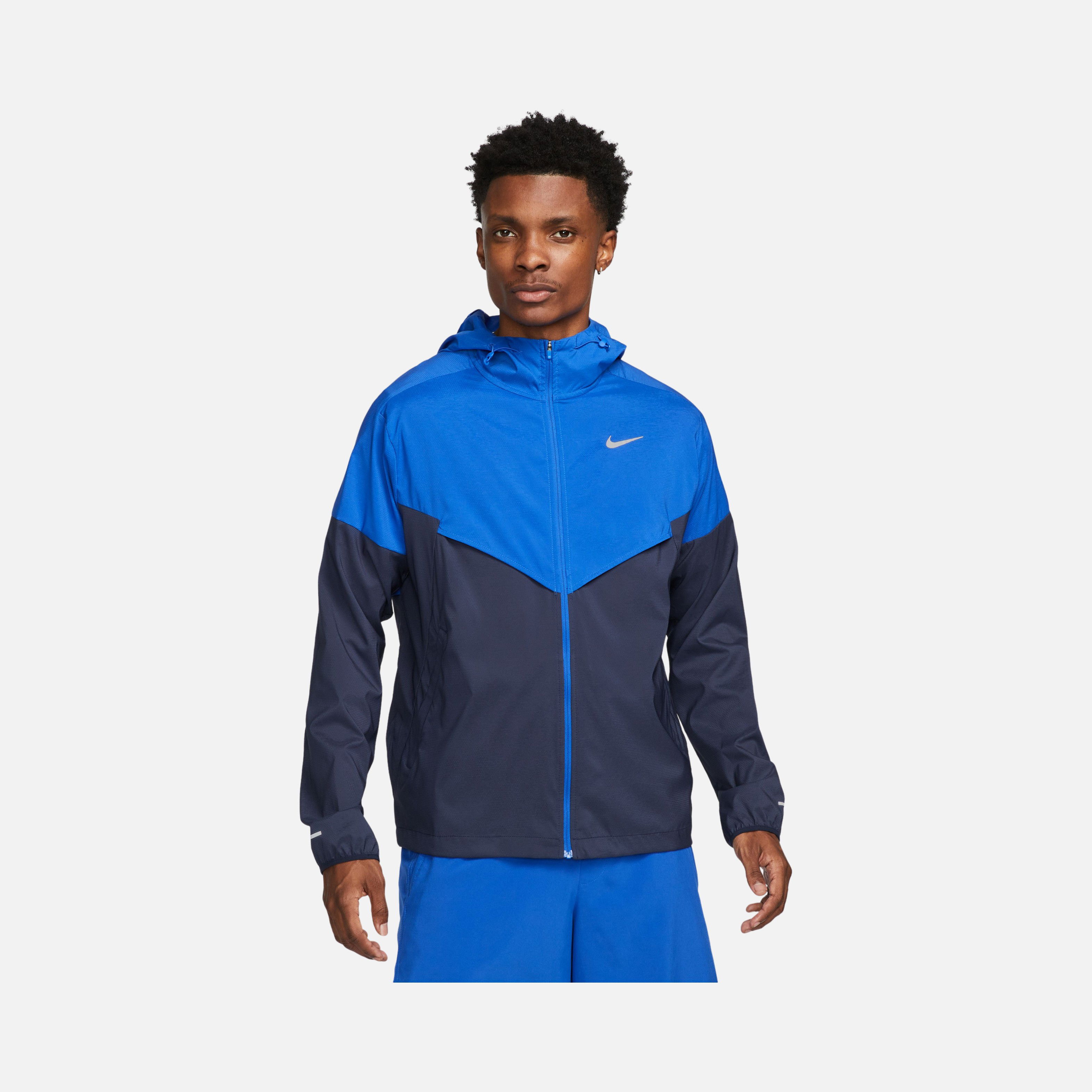 Nike Impossibly Light Windrunner Repel Lined Recoverable Running Full-Zip Hoodie Erkek Ceket