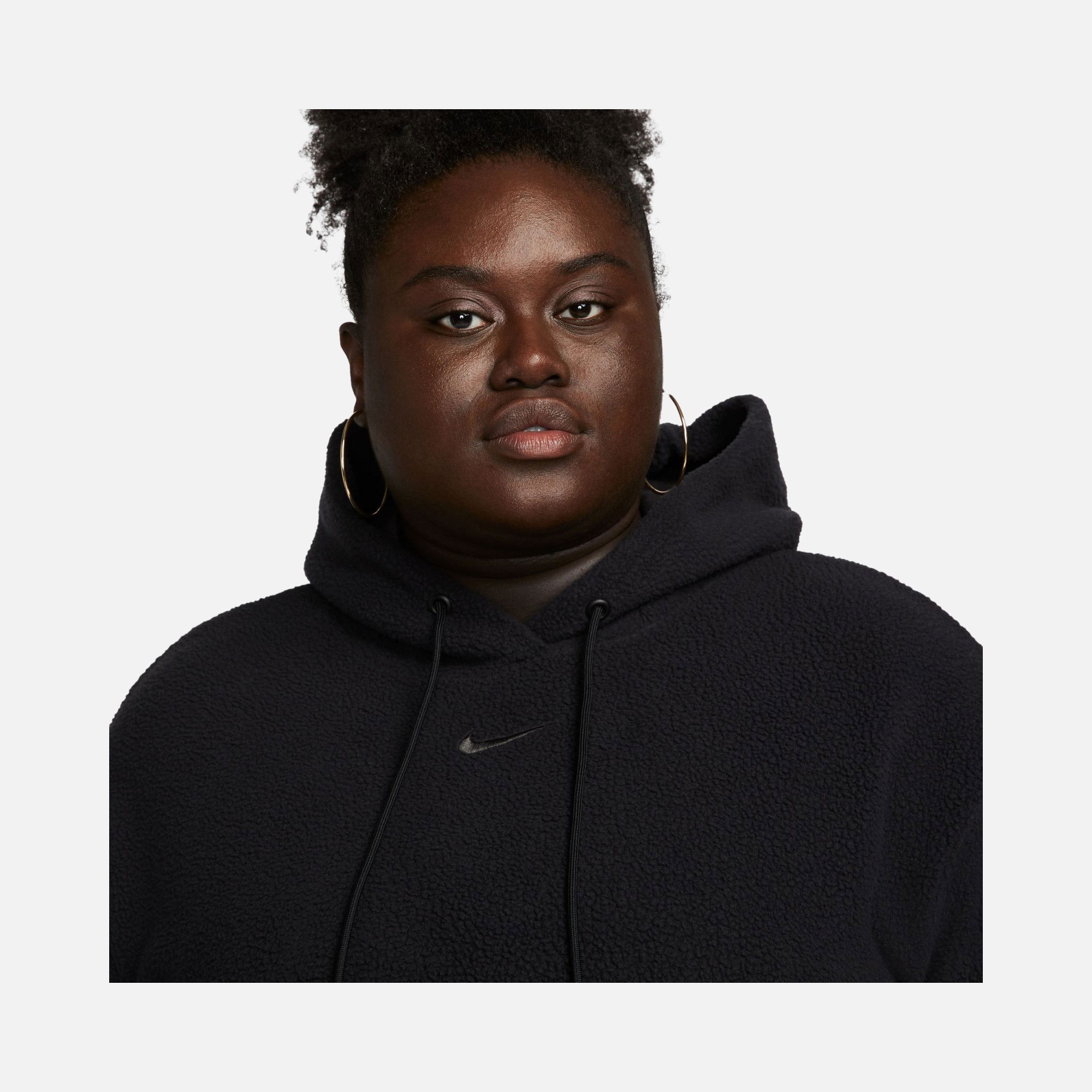 Nike Sportswear Plush Pullover Hoodie (Plus-Size) Kadın Sweatshirt