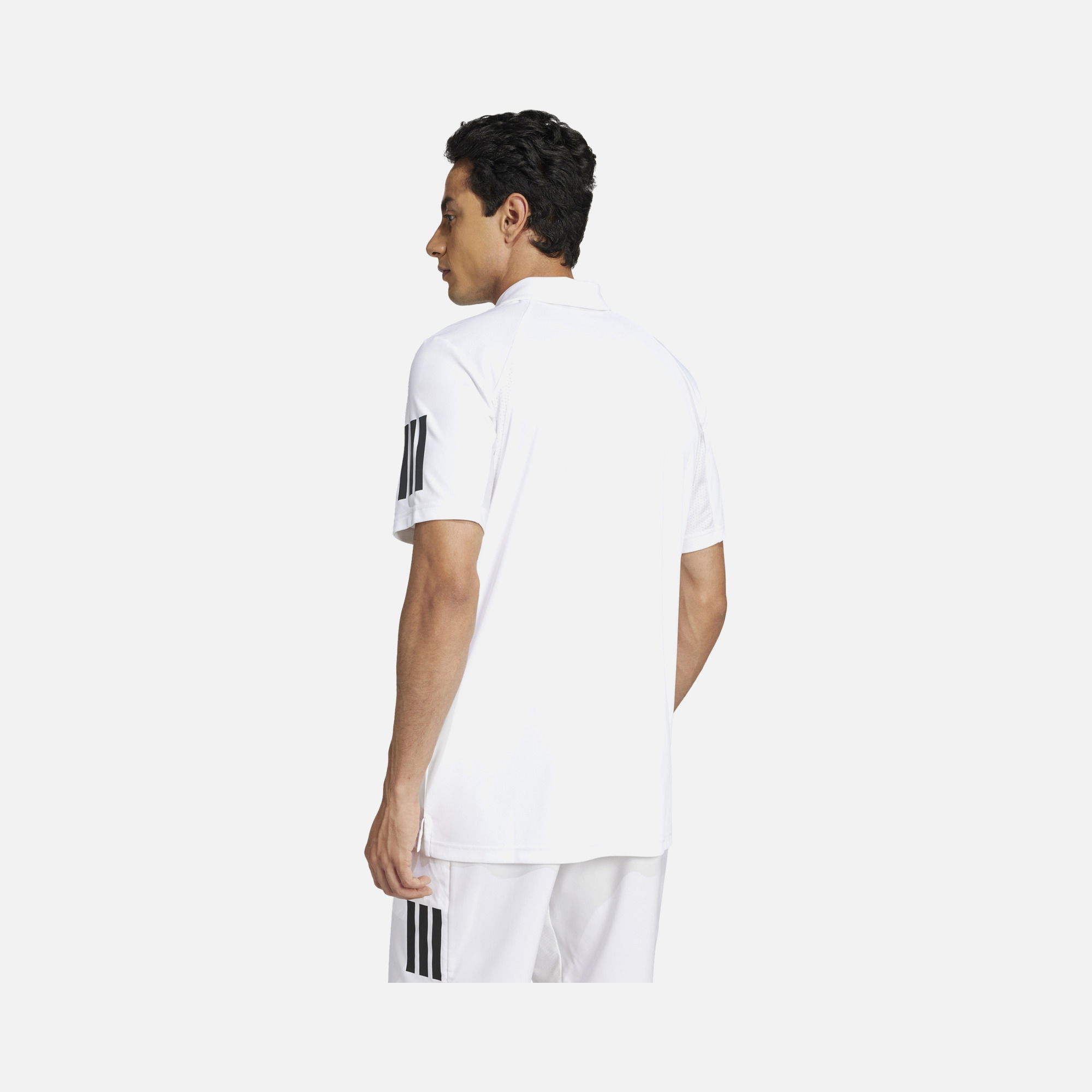 adidas Climacool Club Tennis 3-Stripes Two Button Polo Collar FreeLift Design Short-Sleeve Erkek Tişört