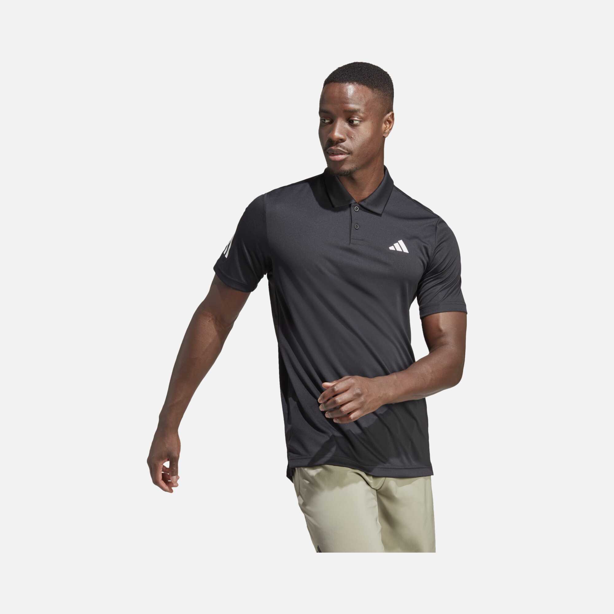 adidas Club 3-Stripes Tennis Polo Short-Sleeve Erkek Tişört