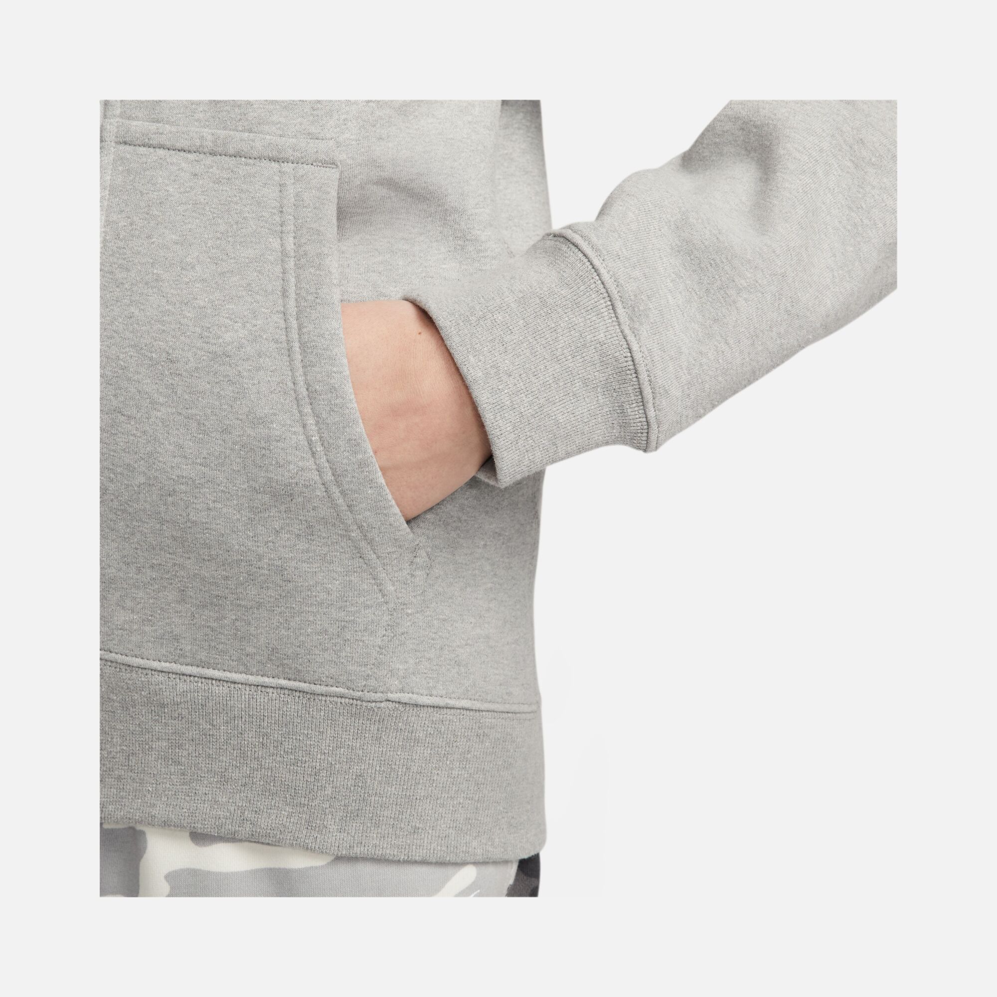 Nike Sportswear Solo Swoosh Full-Zip Hooded Erkek Sweatshirt