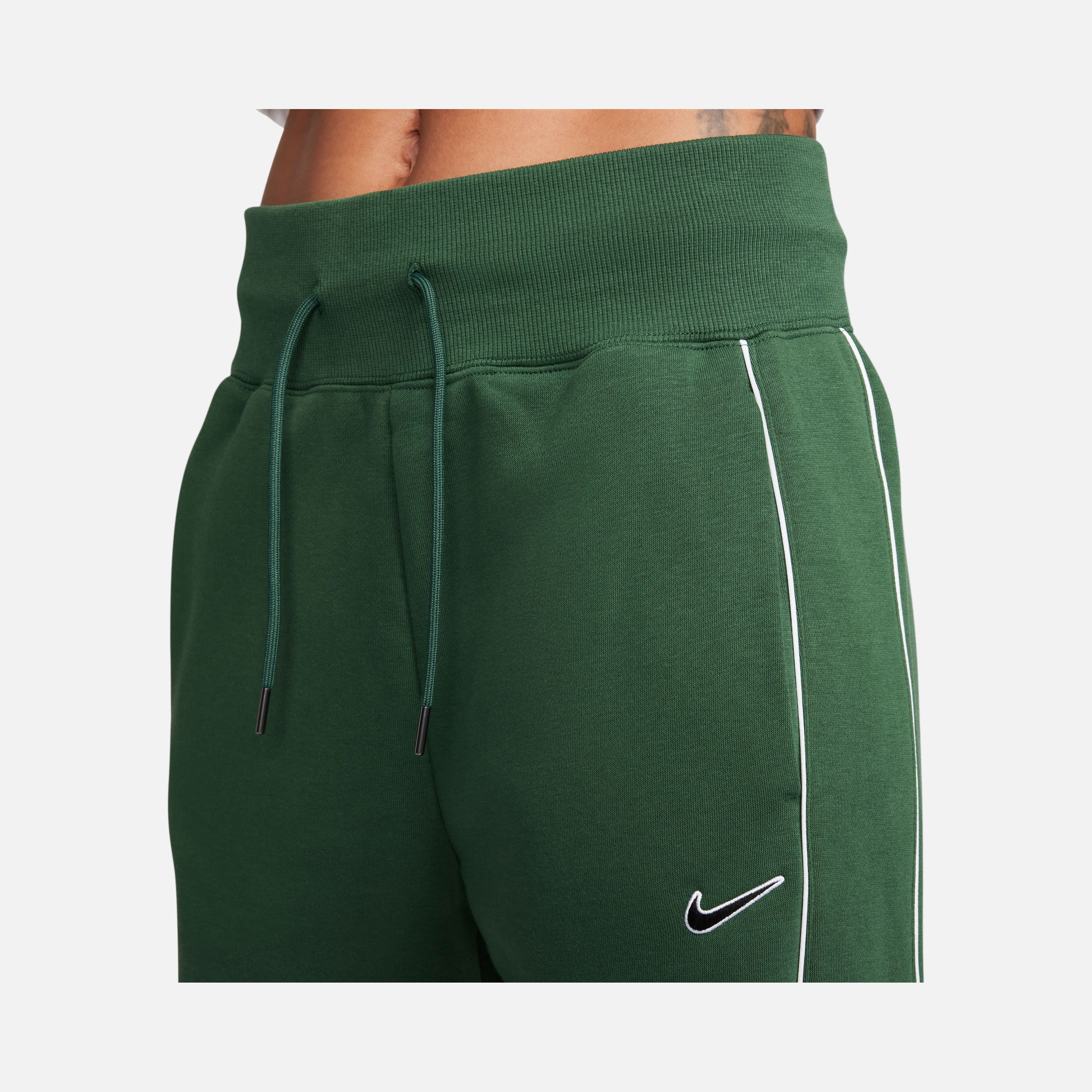 Nike Sportswear Phoenix Fleece High-Waisted Open-Hem Bottoms Kadın Eşofman Altı