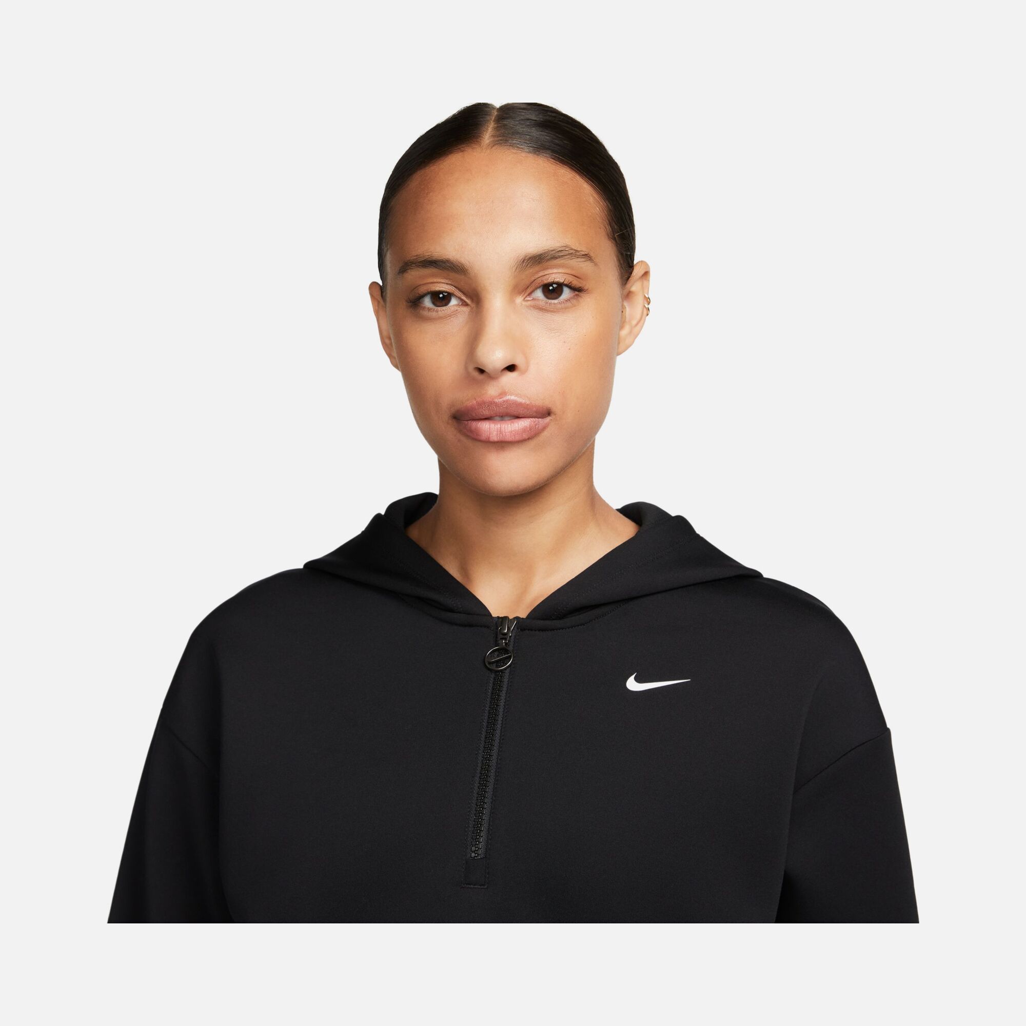 Nike Dri-Fit Graphic Shine Training Cropped 1/2-Zip Hoodie Kadın Sweatshirt