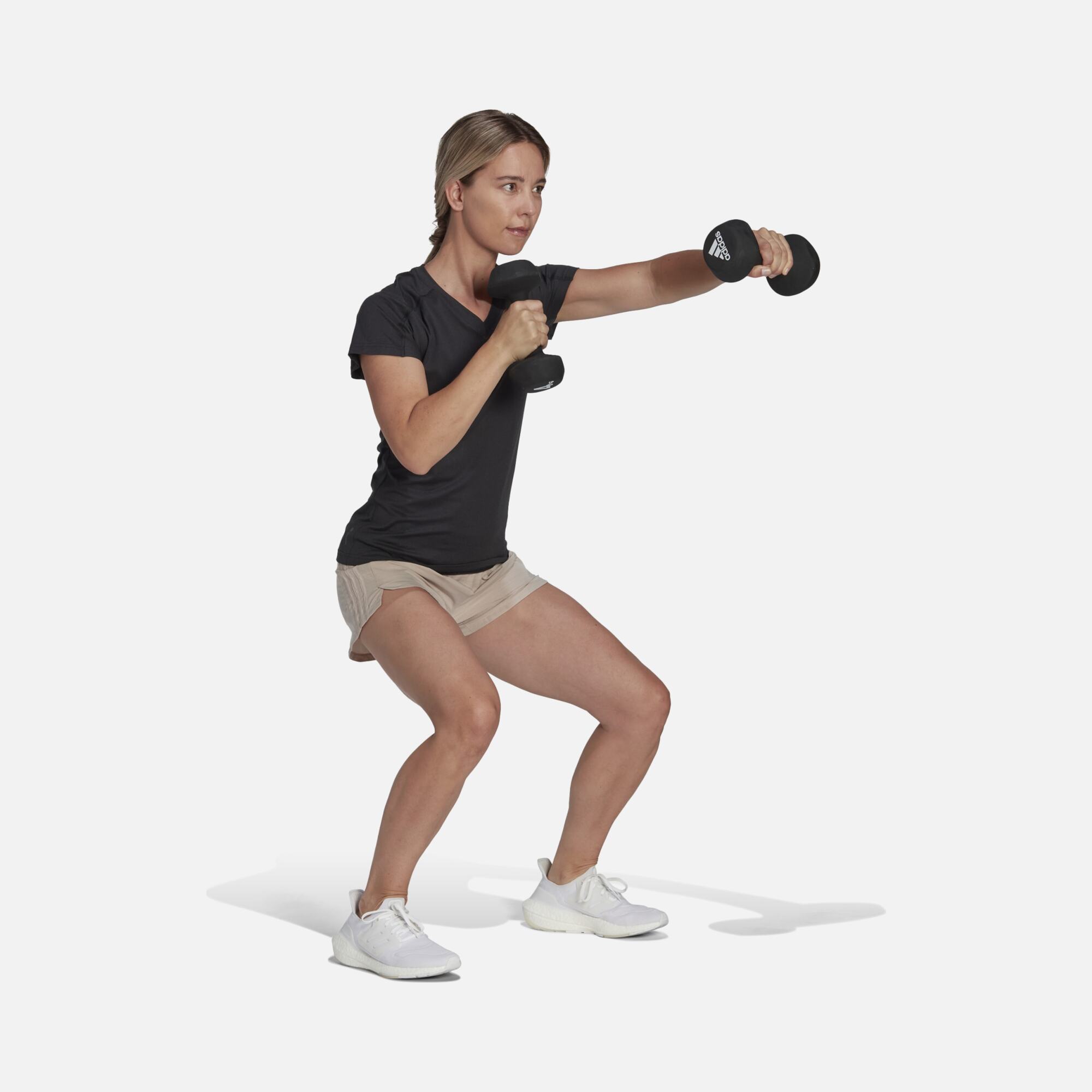 adidas AEROREADY Train Essentials Minimal Branding V-Neck Short-Sleeve Kadın Tişört