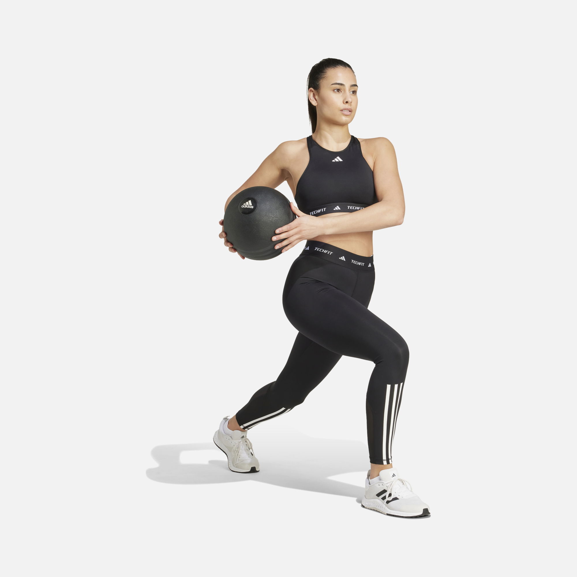 adidas AEROREADY TECHFIT 3-Stripes 7/8 High Intensity Interval Training Kadın Tayt