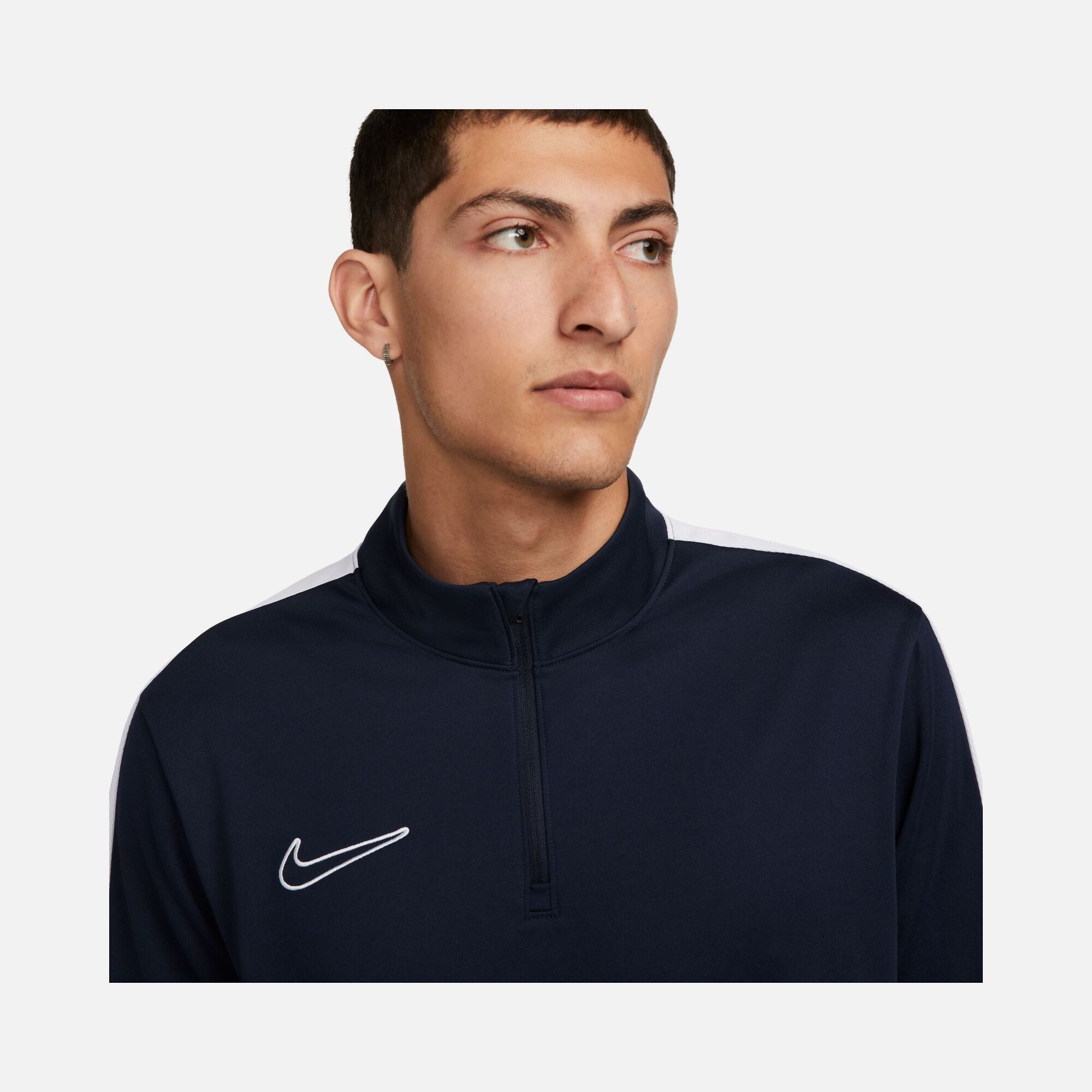 Nike Dri-Fit Academy 23 Soccer Drill 1/2-Zip Long-Sleeve Erkek Tişört