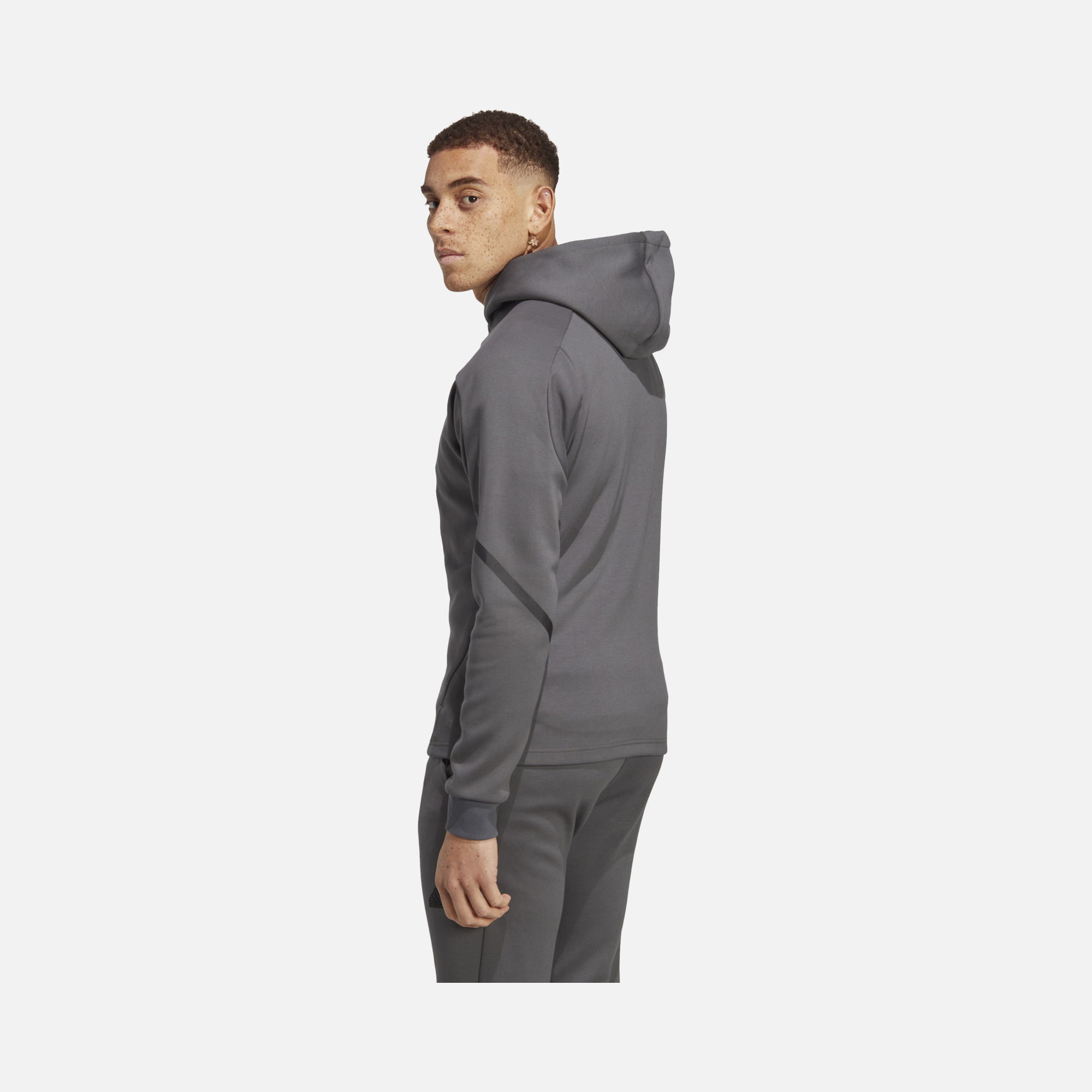 adidas Designed for Gameday Full-Zip Hoodie Training Erkek Sweatshirt