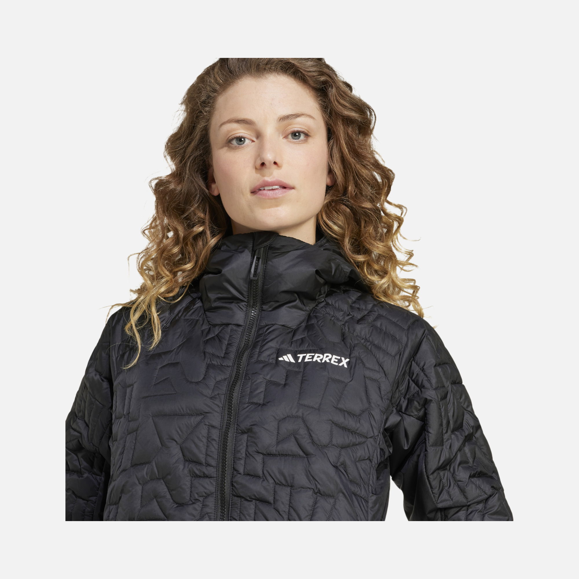 adidas Terrex Xperior PrimaLoft Loose Fill Insulated Full-Zip Hoodie Kadın Ceket