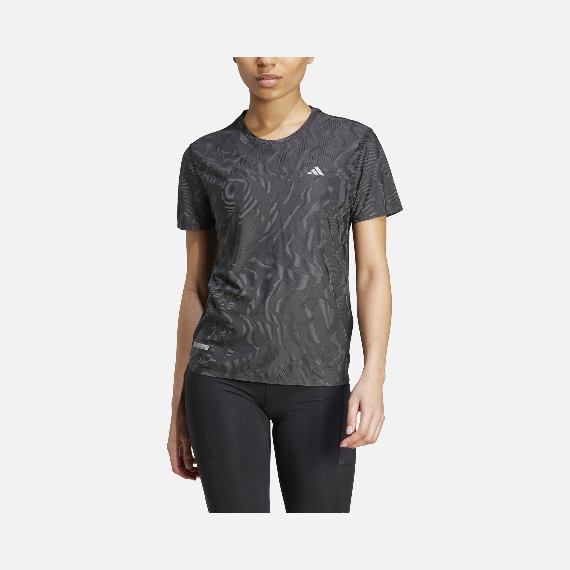 adidas Ultimate HEAT.RDY Engineered Running Short-Sleeve Kadın Tişört