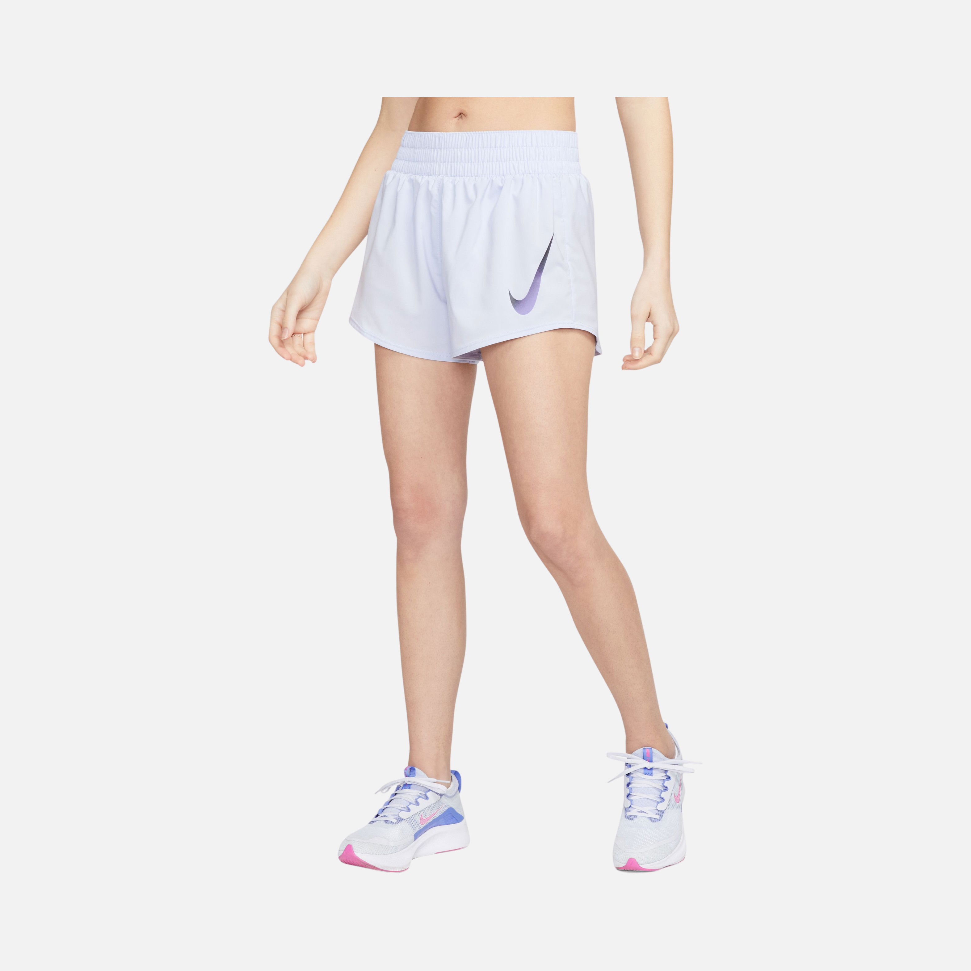 Nike Swoosh Dri-Fit Ultra-Soft Woven Brief-Lined Running Kadın Şort