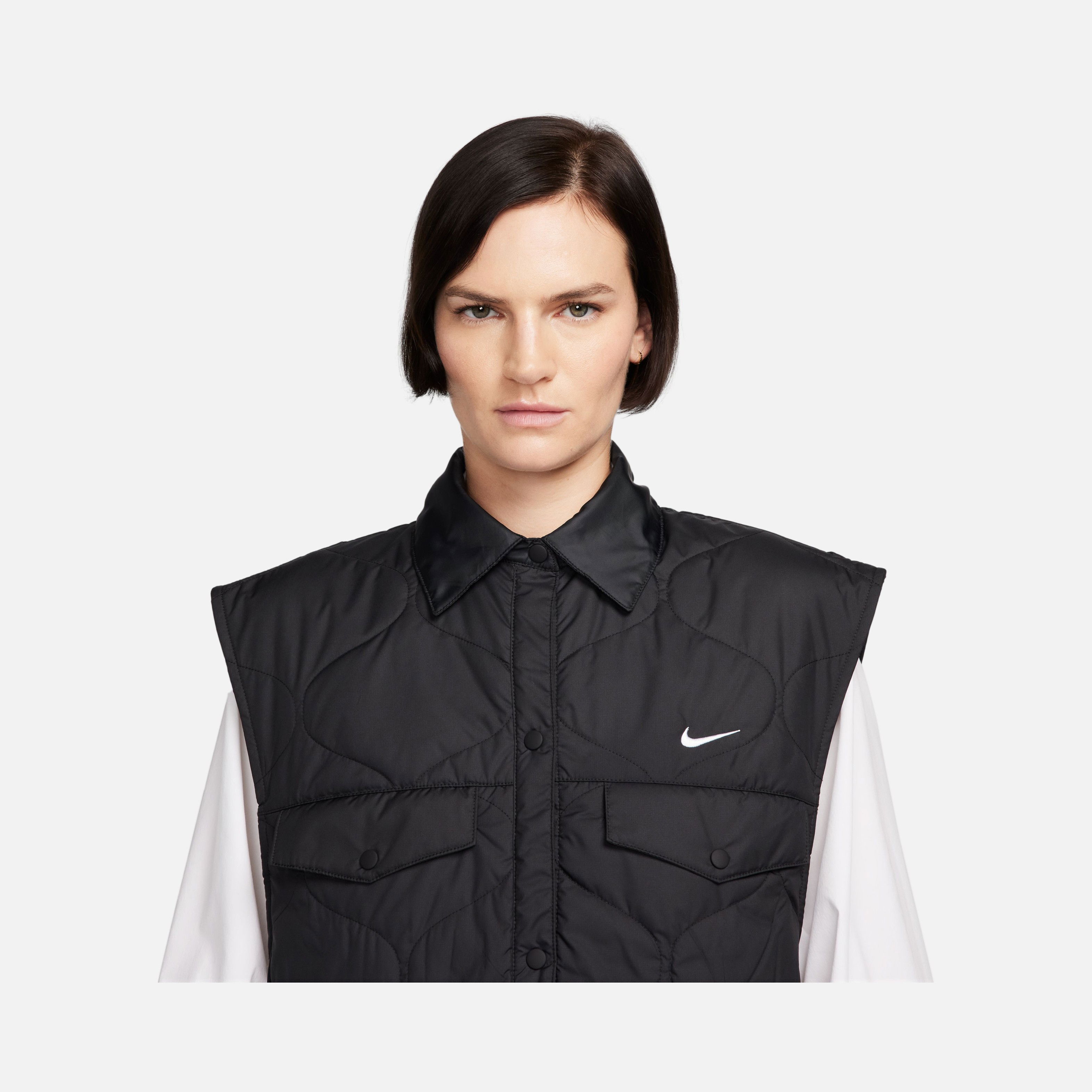 Nike Sportswear Essential Quilting Fabric Full-Snap Kadın Yelek