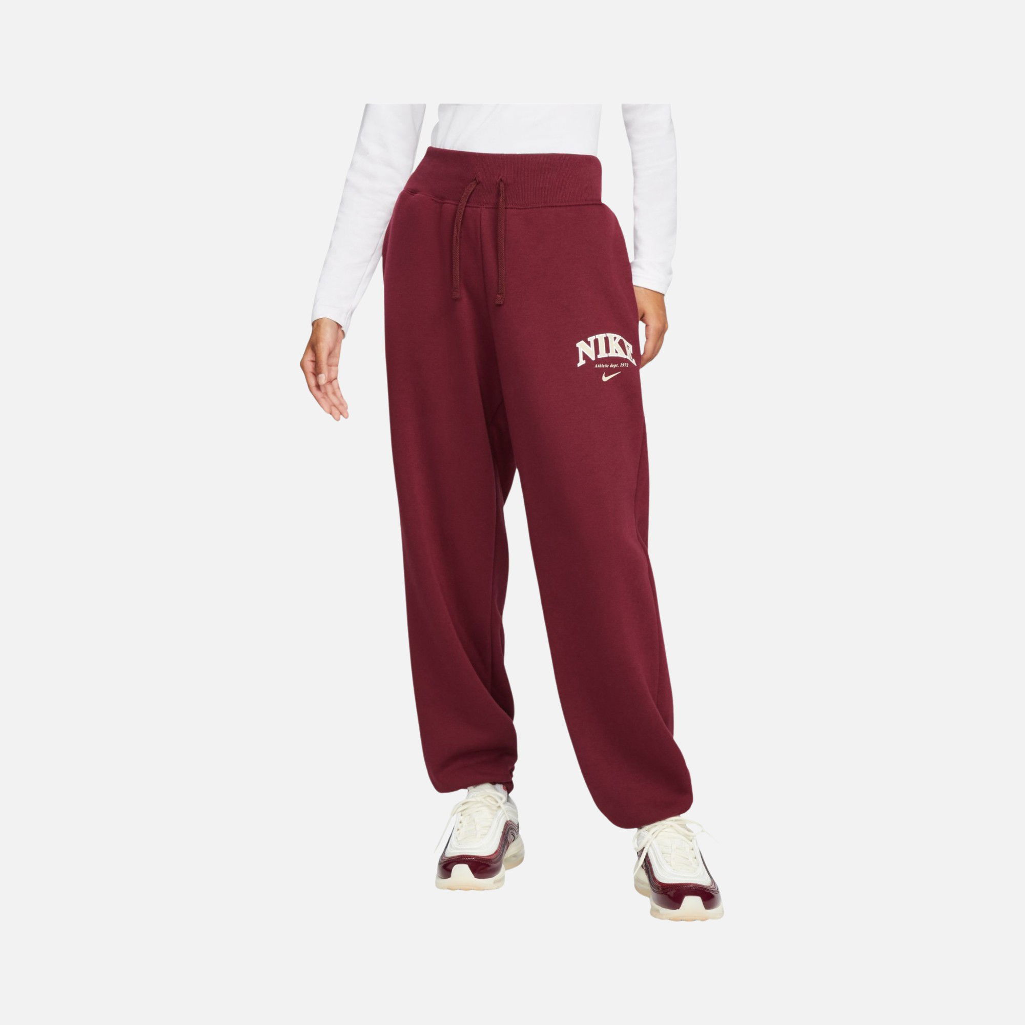 Nike Sportswear Phoenix Fleece High Waisted Oversized Kadın Eşofman Altı
