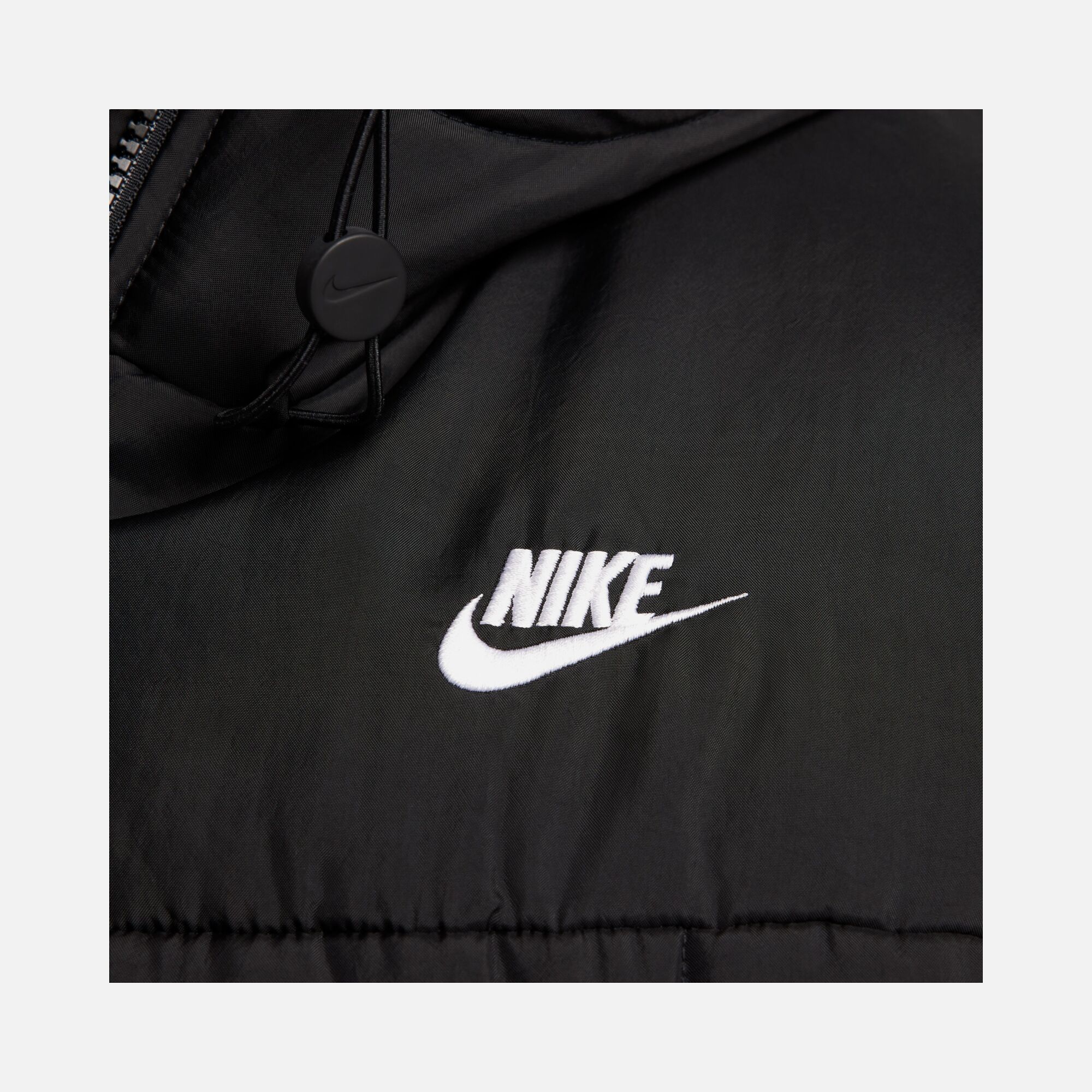 Nike Sportswear Essential Therma-Fit Puffer Full-Zip Hoodie (Plus Size) Kadın Mont