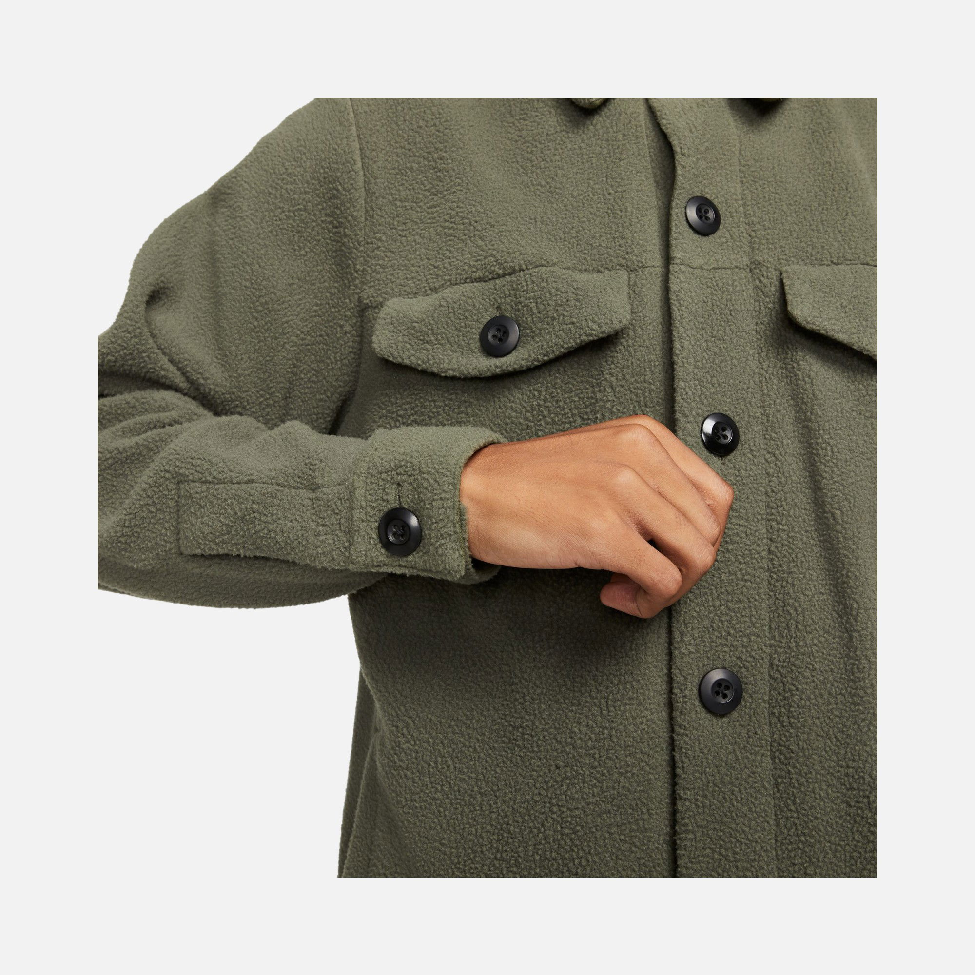 Nike Sportswear Sport Utility Sherpa Full-Length Button Erkek Ceket