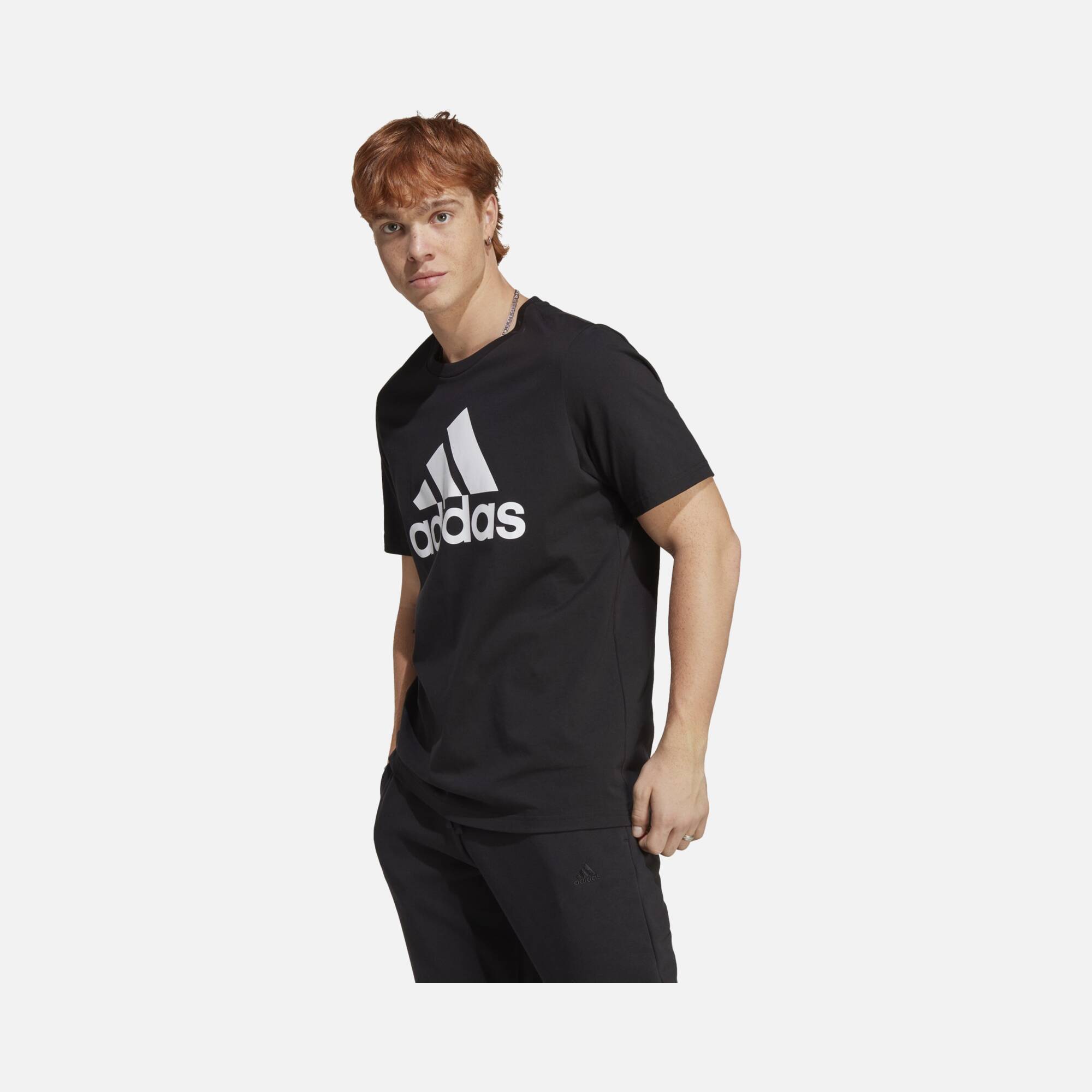 adidas Essentials Single Jersey Big Logo Short-Sleeve Erkek Tişört