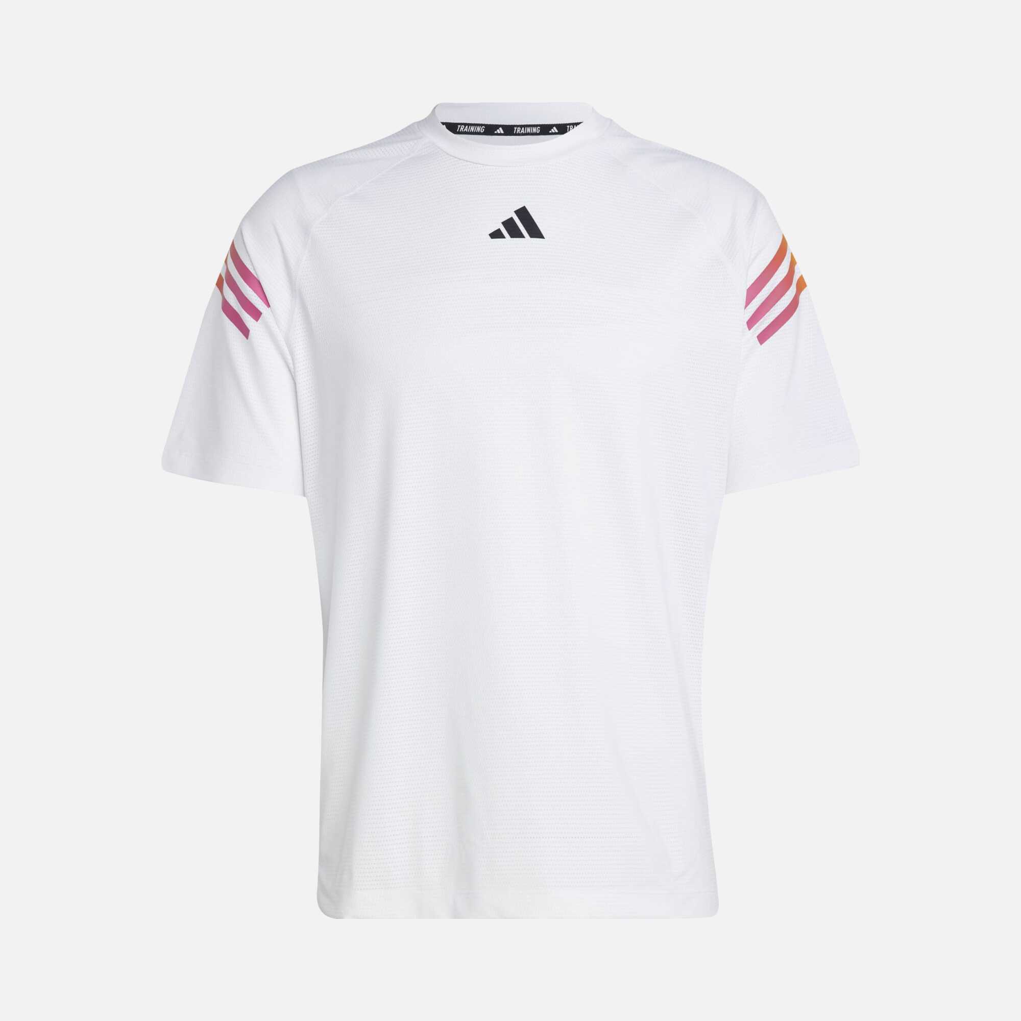 adidas Train Icons 3-Stripes Training Short-Sleeve Erkek Tişört