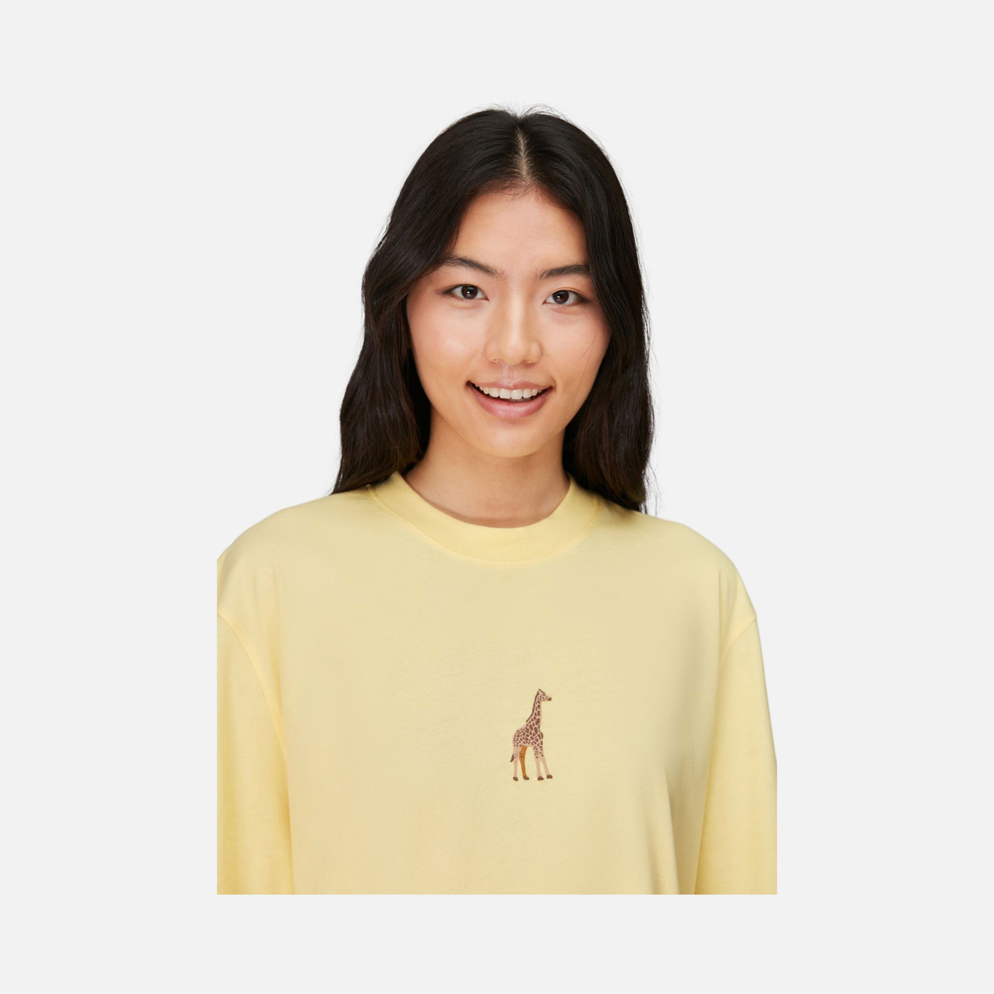 WWF Sportswear Zürafa Embroidered Oversize Short-Sleeve Unisex Tişört