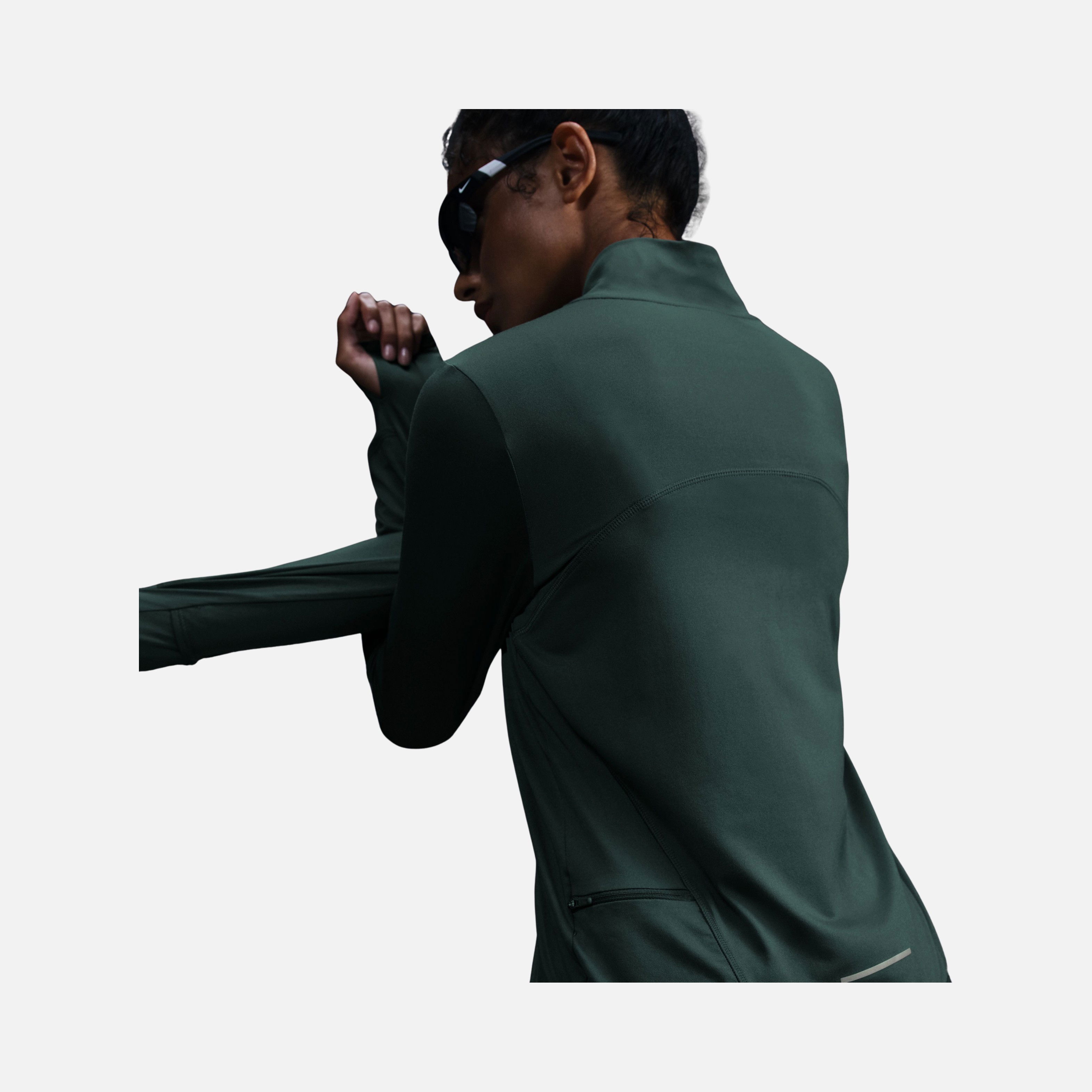 Nike Dri-Fit Swift Element UV 1/4-Zip Running Long-Sleeve Kadın Tişört