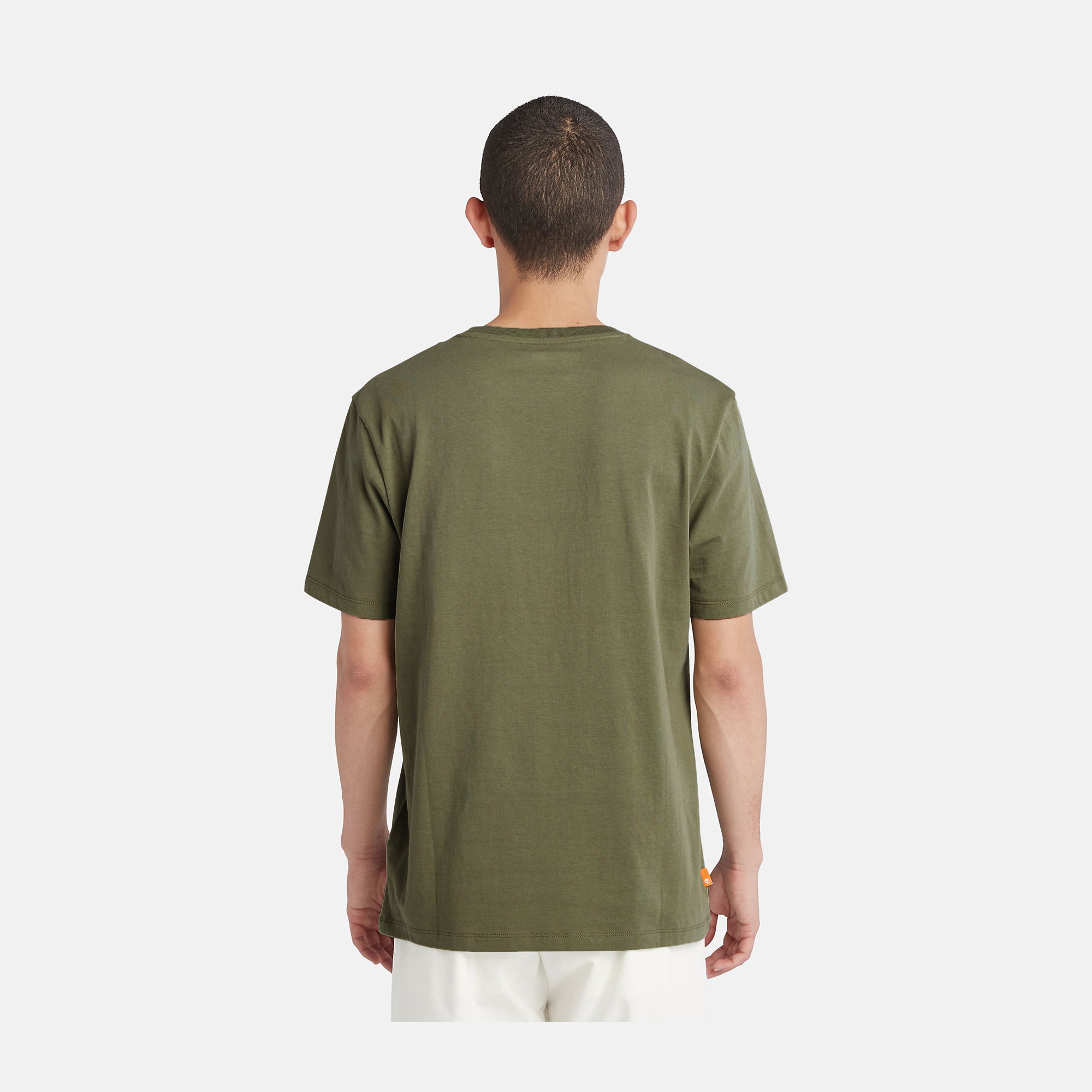 Timberland Sportswear Linear Camouflage Logo Graphic Short-Sleeve Erkek Tişört