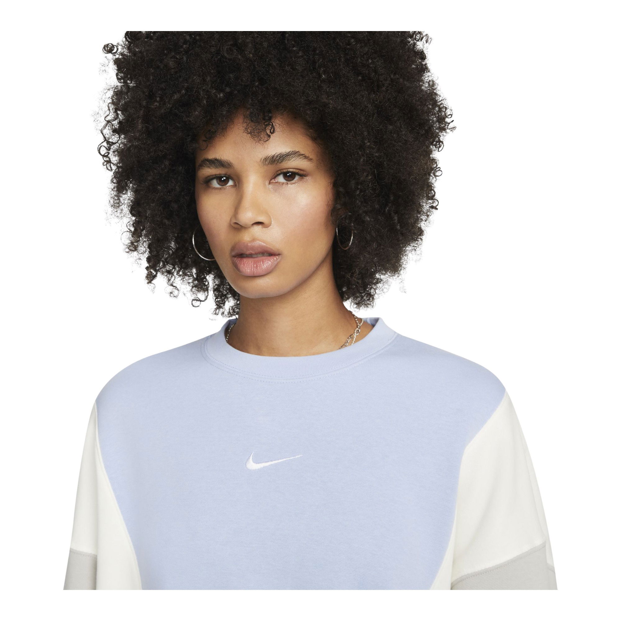 Nike Sportswear Trend Fleece Cropped Colorblock Kadın Sweatshirt
