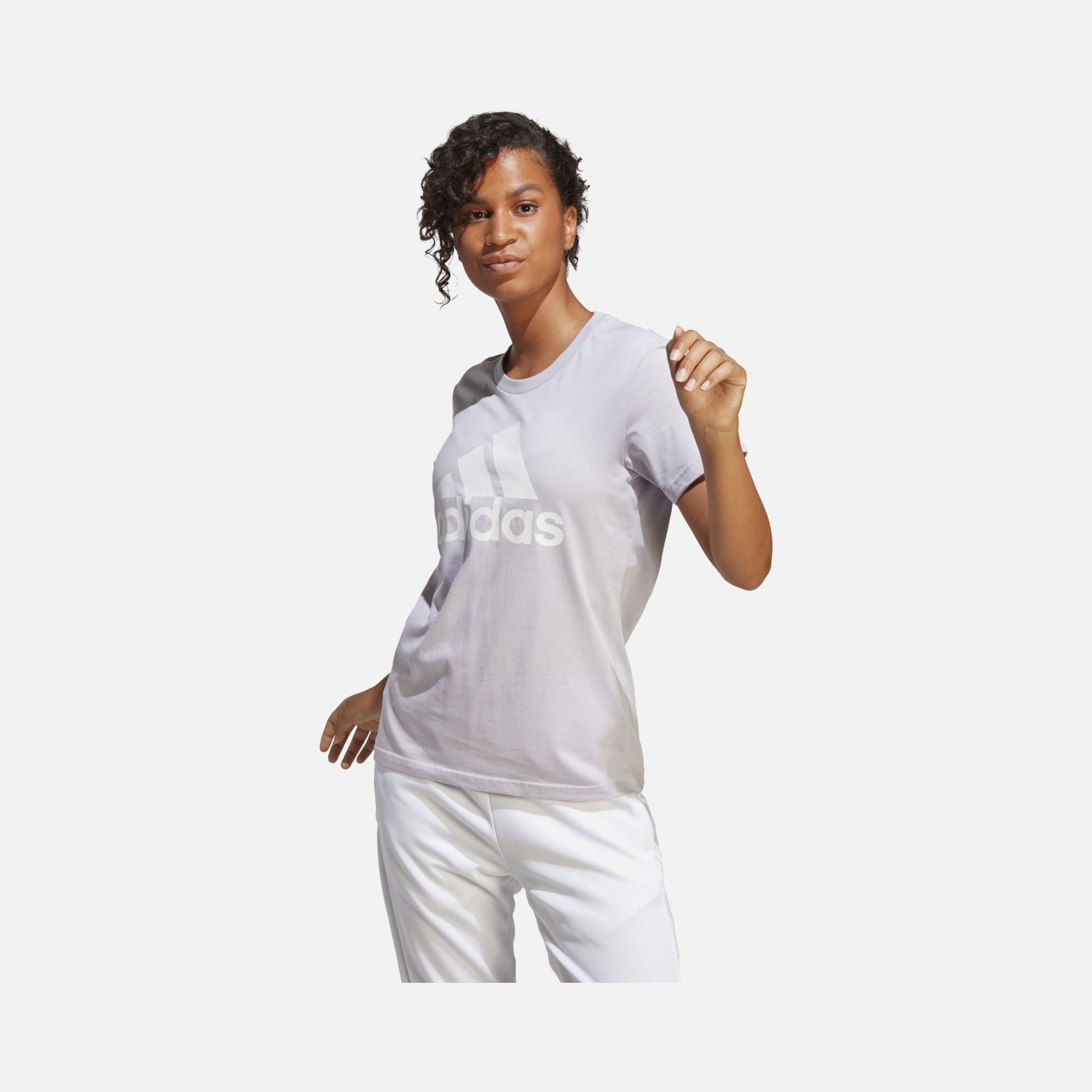 adidas Essentials Logo Short-Sleeve Kadın Tişört