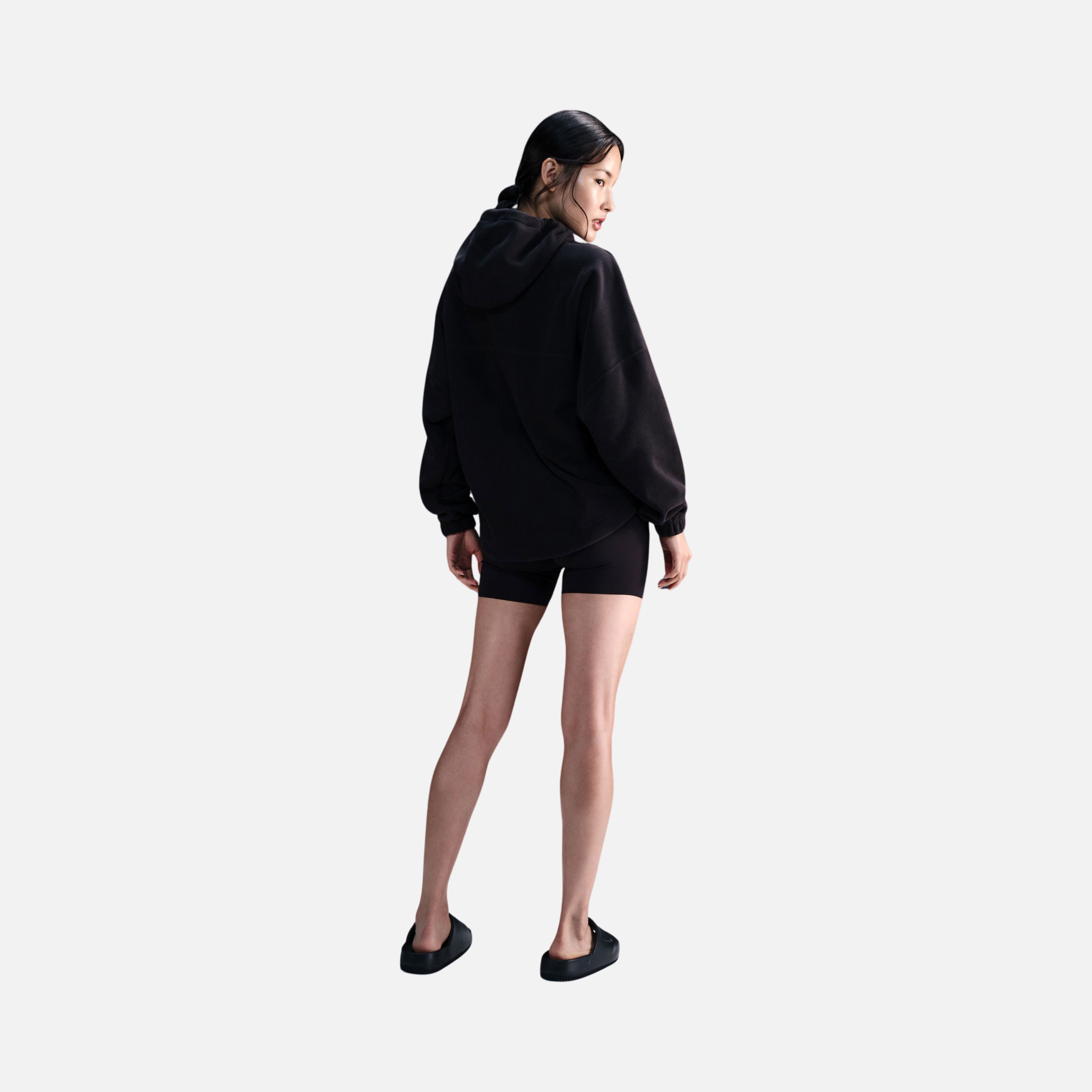 Nike One Oversized Therma-Fit Pullover Fleece Hoodie Training Kadın Sweatshirt