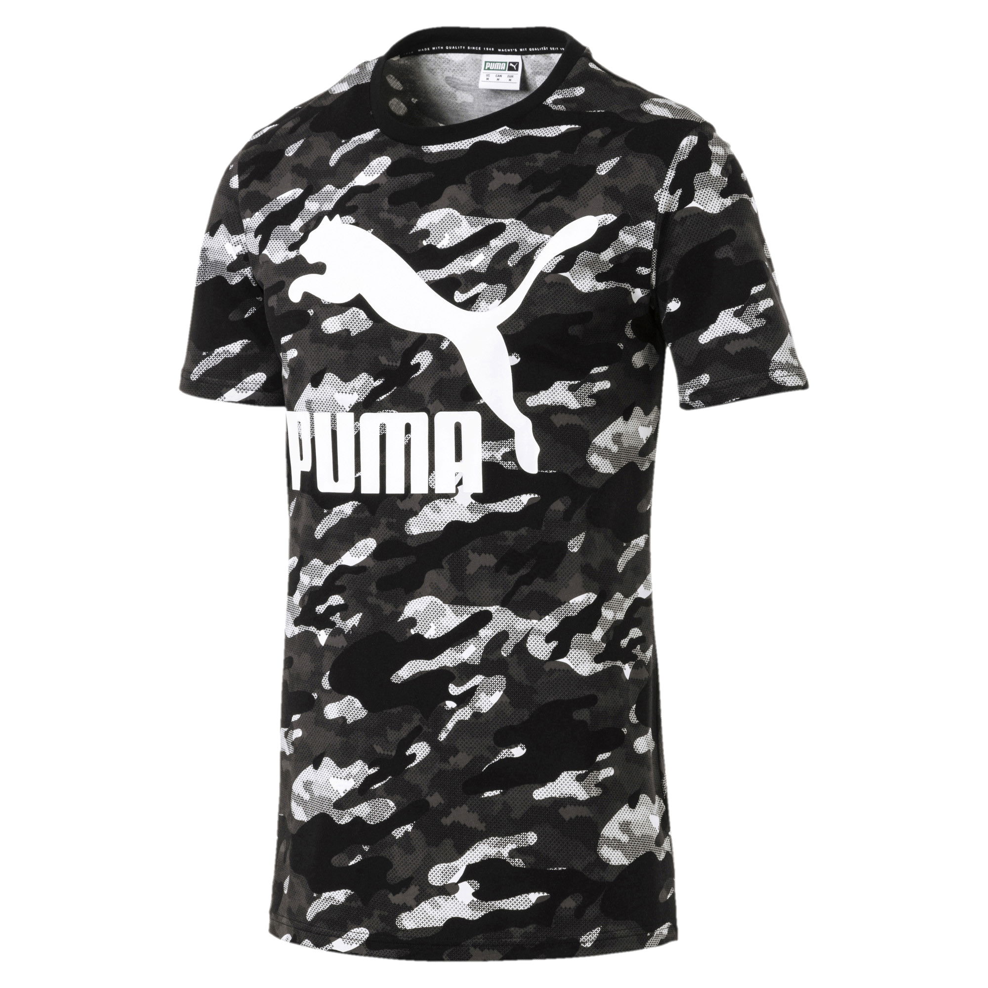 Puma Classics Logo AOP Camouflage Erkek Tişört