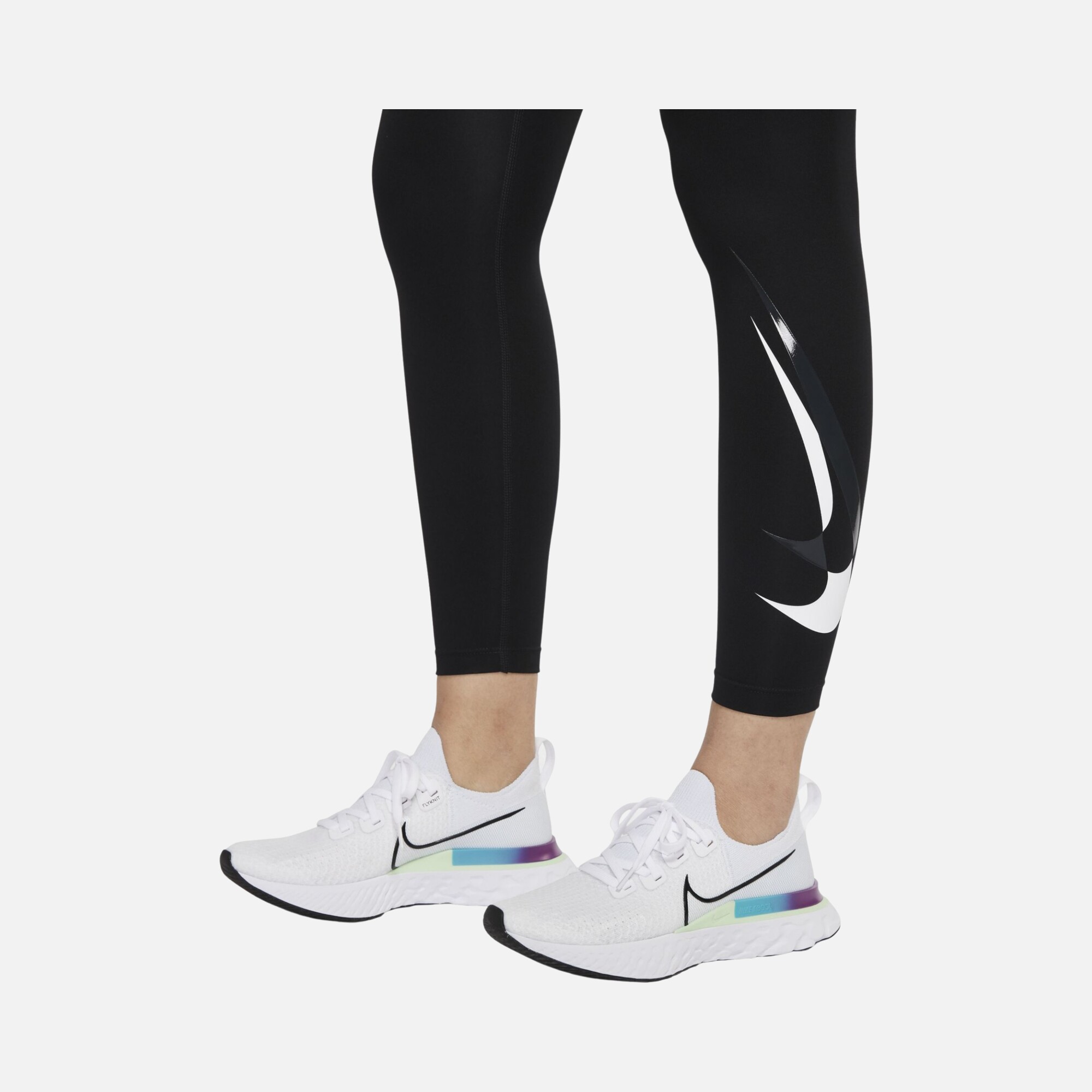 Nike Dri-Fit Swoosh Run 7/8-Length Mid-Rise Kadın Tayt