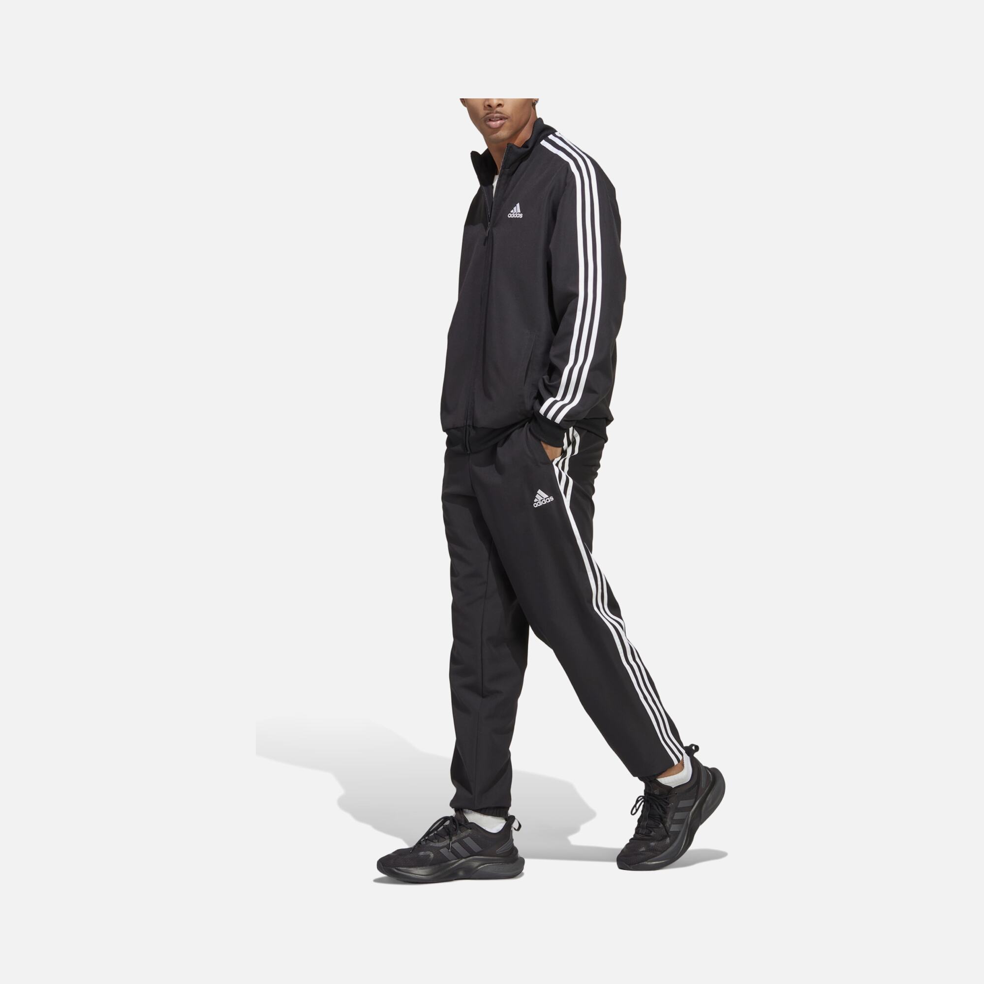 adidas Sportswear 3-Stripes Woven Full-Zip Erkek Eşofman Takımı