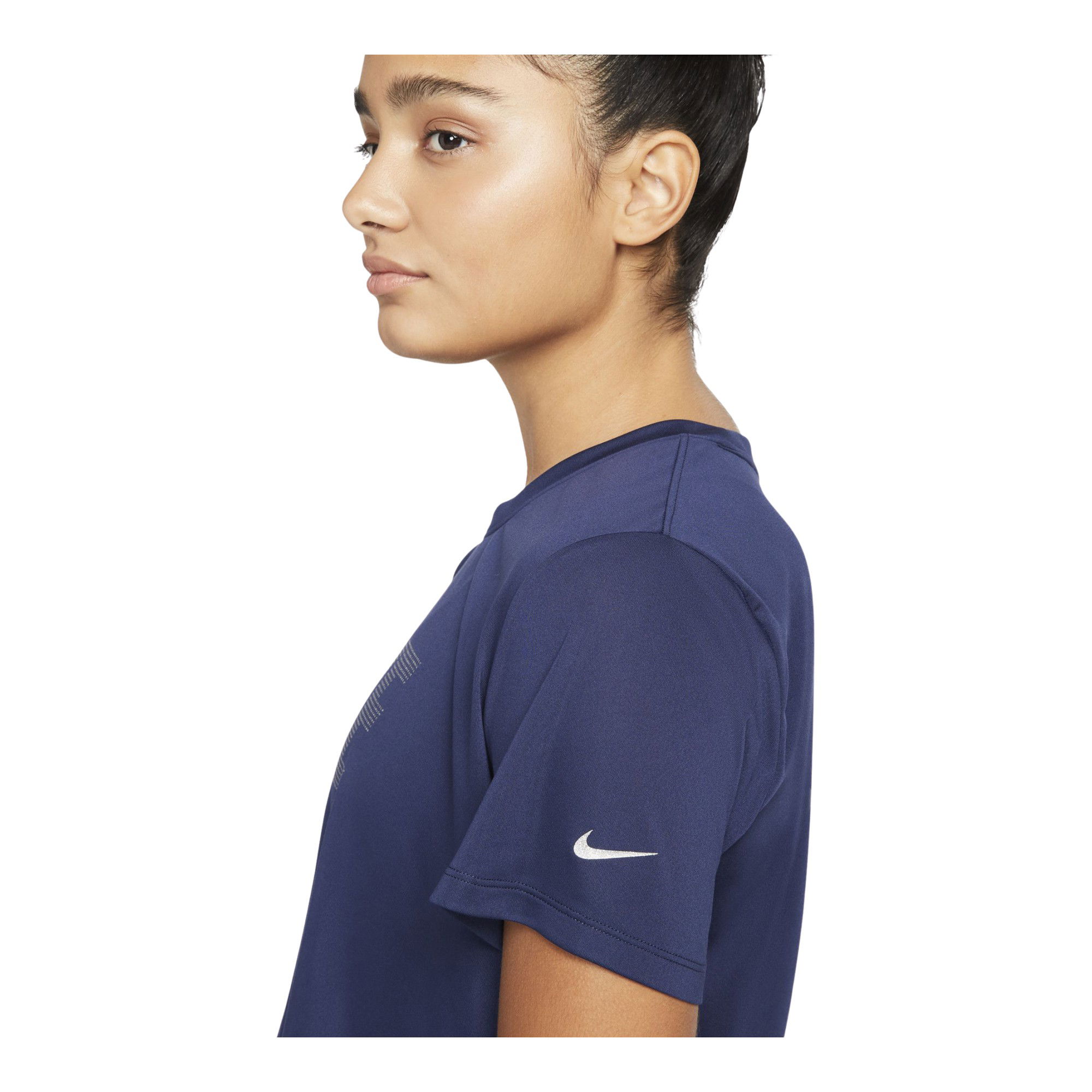 Nike Dri-Fit One Standard Fit Graphic Short-Sleeve Kadın Tişört