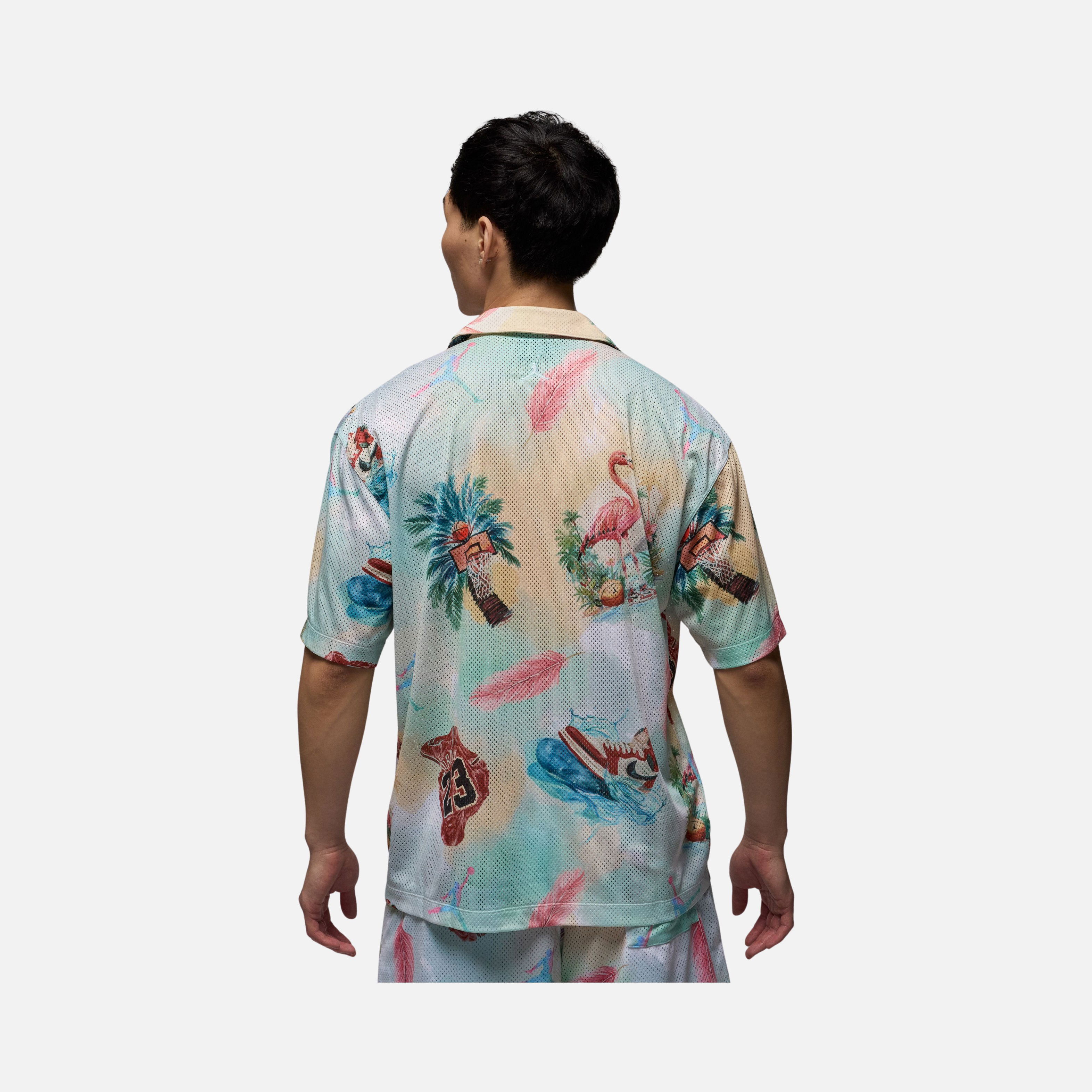 Nike MJ Ess Smr Pk Aop Camp Top Tişört